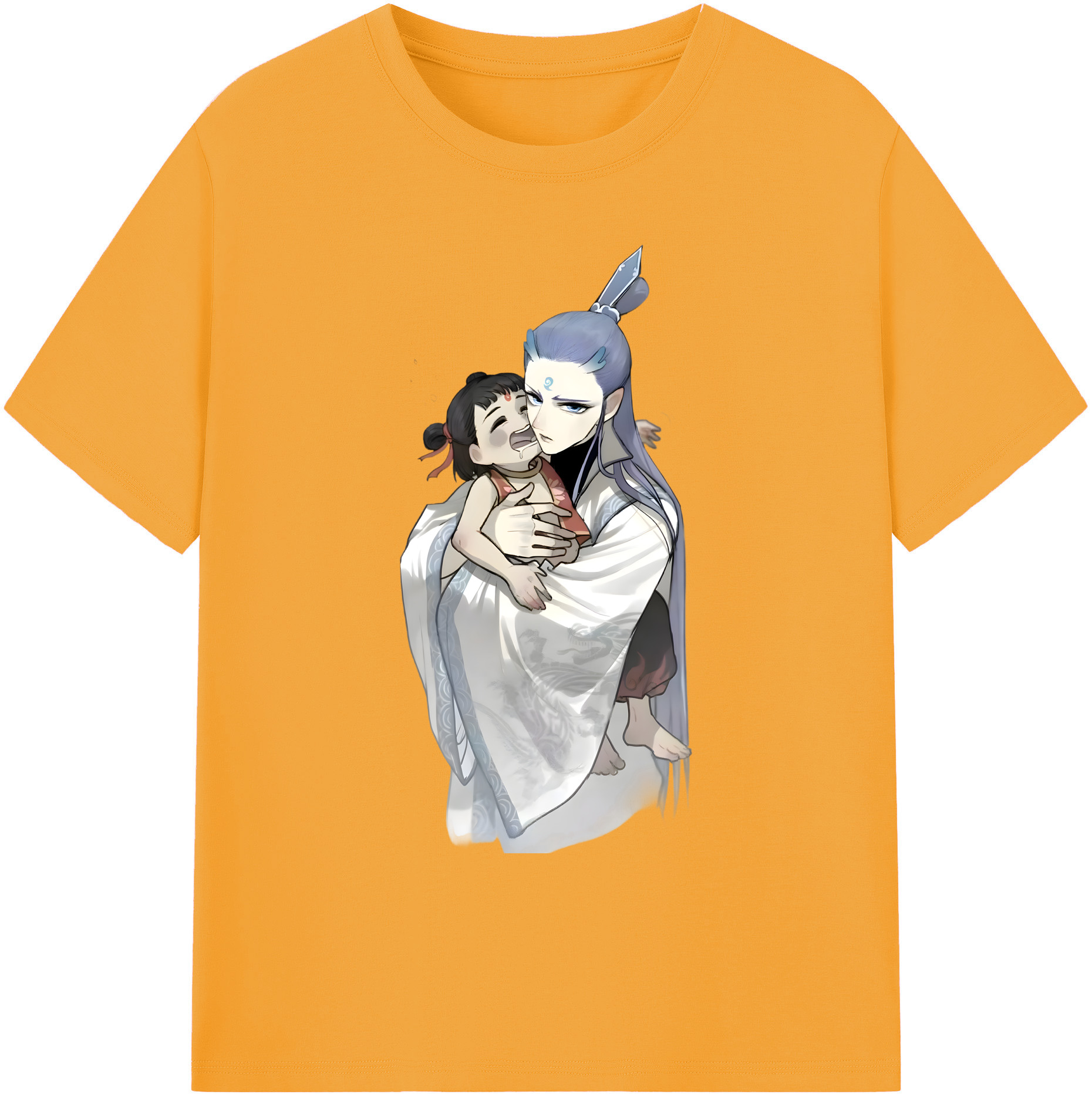 （画像用） Ne Zha 2 ナタ 魔童の大暴れ 綿100％ メンズ半袖Tシャツ｜肌触りやわらか＆通気性
