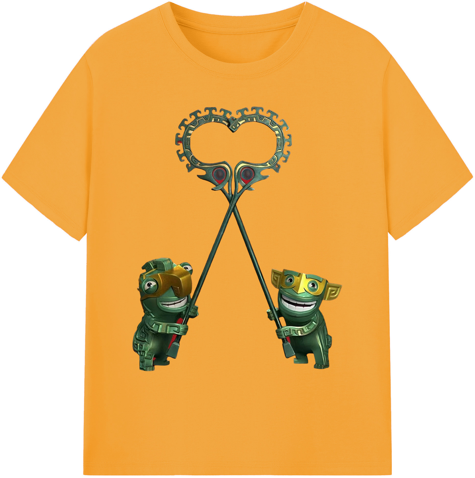 （画像用） Ne Zha 2 ナタ 魔童の大暴れ 綿100％ メンズ半袖Tシャツ｜肌触りやわらか＆通気性