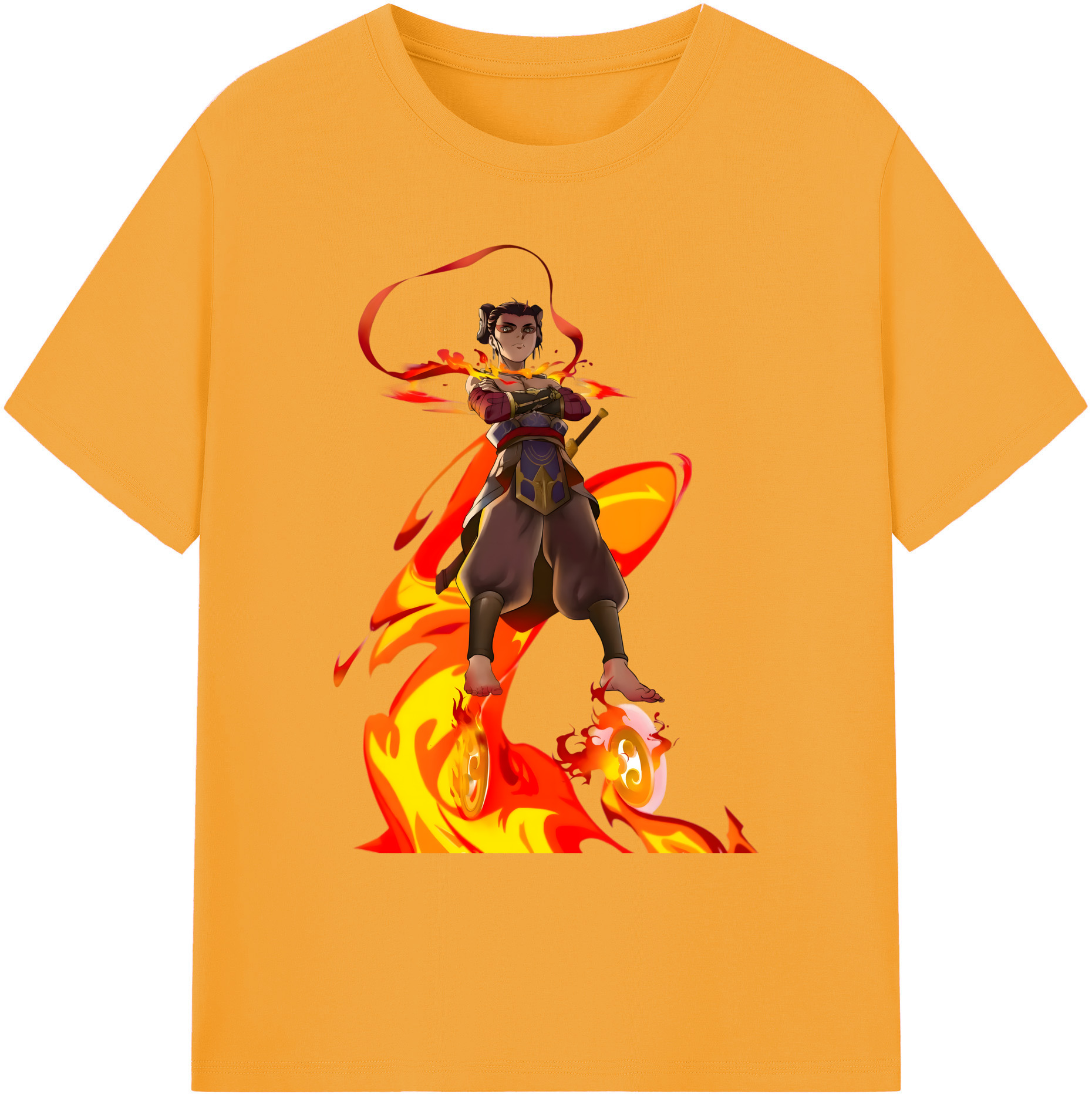 （画像用） Ne Zha 2 ナタ 魔童の大暴れ 綿100％ メンズ半袖Tシャツ｜肌触りやわらか＆通気性