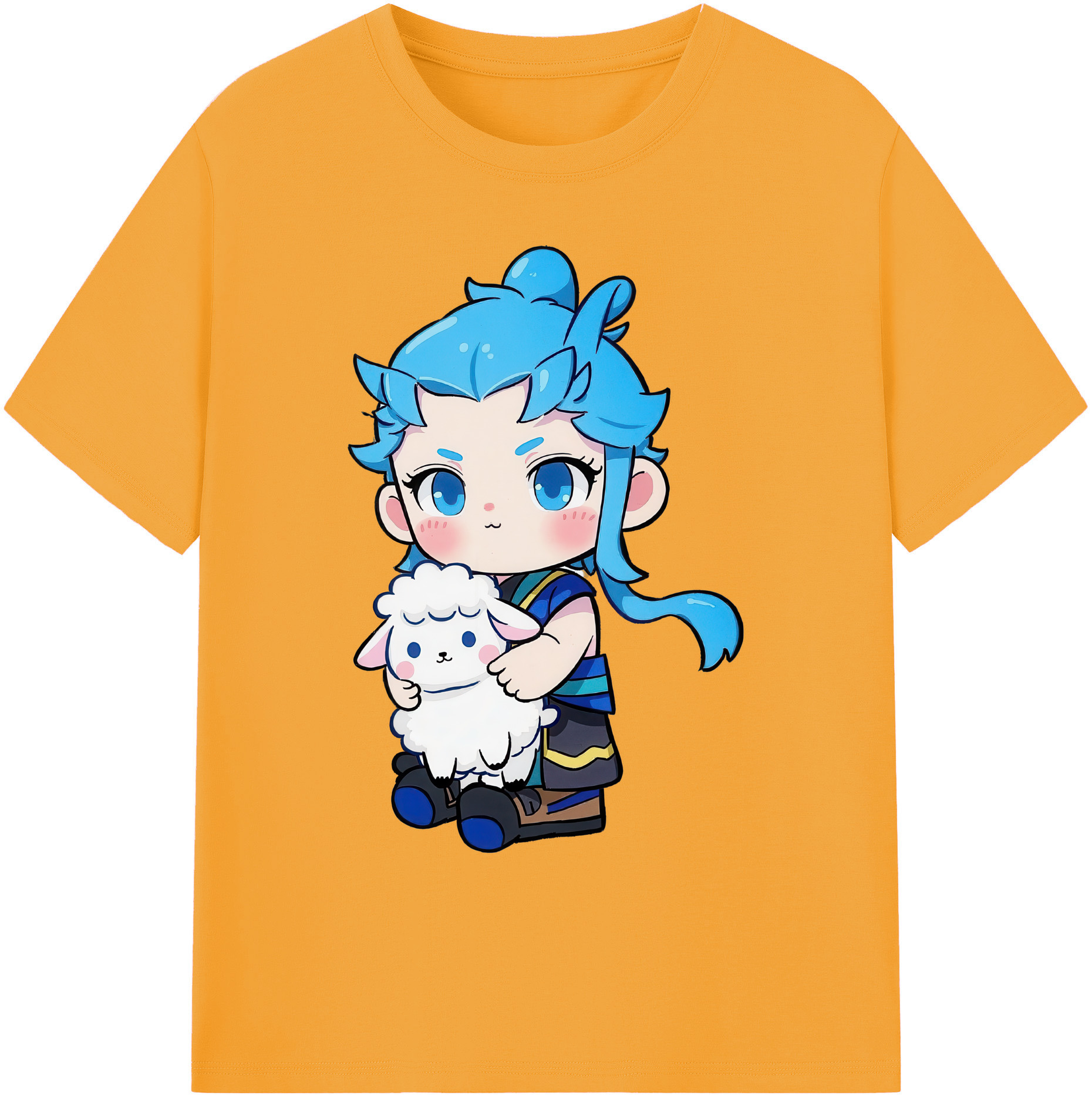 （画像用） Ne Zha 2 ナタ 魔童の大暴れ 綿100％ メンズ半袖Tシャツ｜肌触りやわらか＆通気性