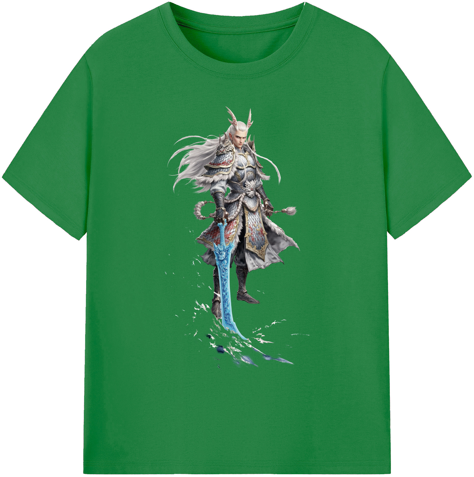 （画像用） Ne Zha 2 ナタ 魔童の大暴れ 綿100％ メンズ半袖Tシャツ｜肌触りやわらか＆通気性