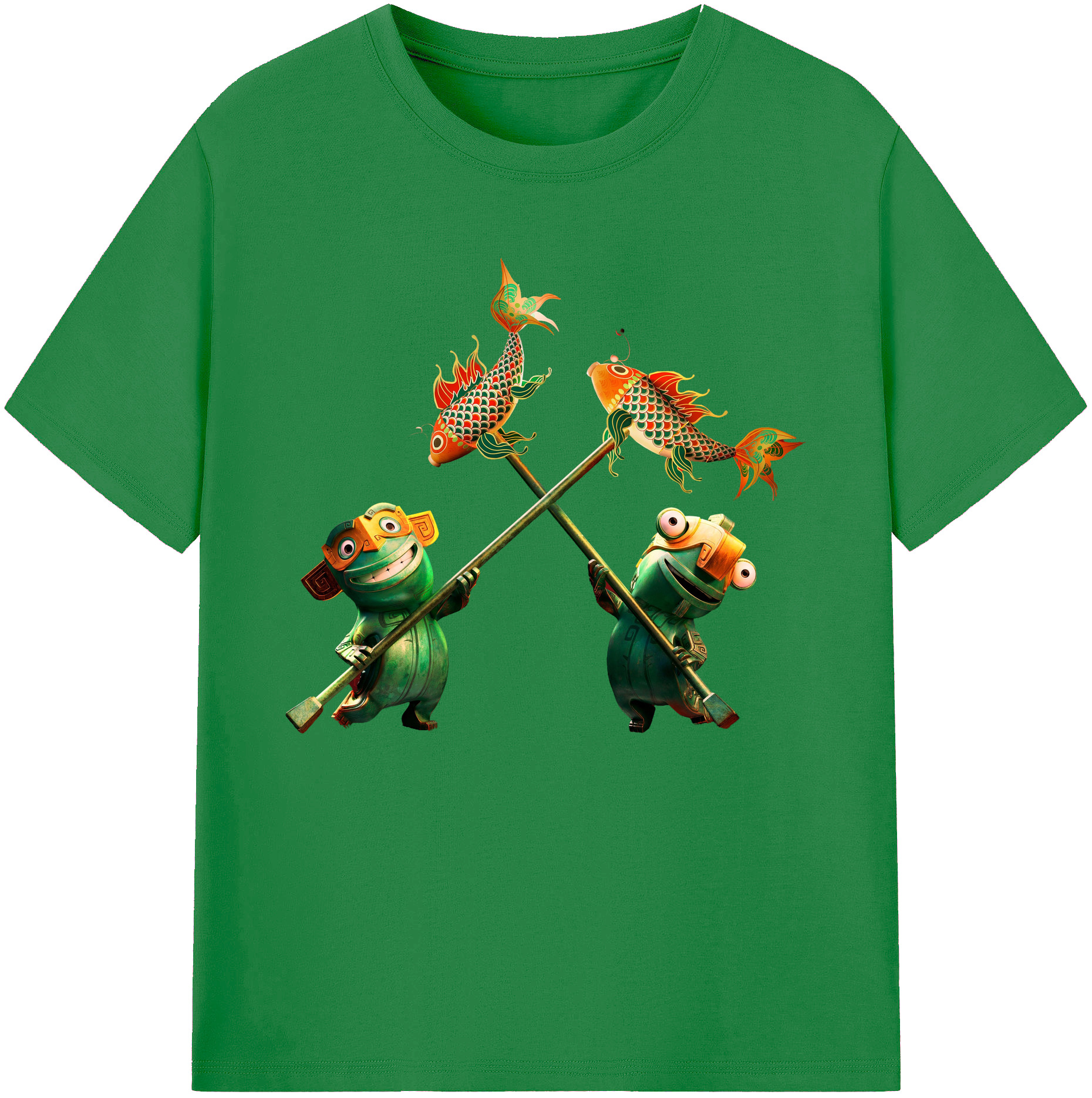 （画像用） Ne Zha 2 ナタ 魔童の大暴れ 綿100％ メンズ半袖Tシャツ｜肌触りやわらか＆通気性