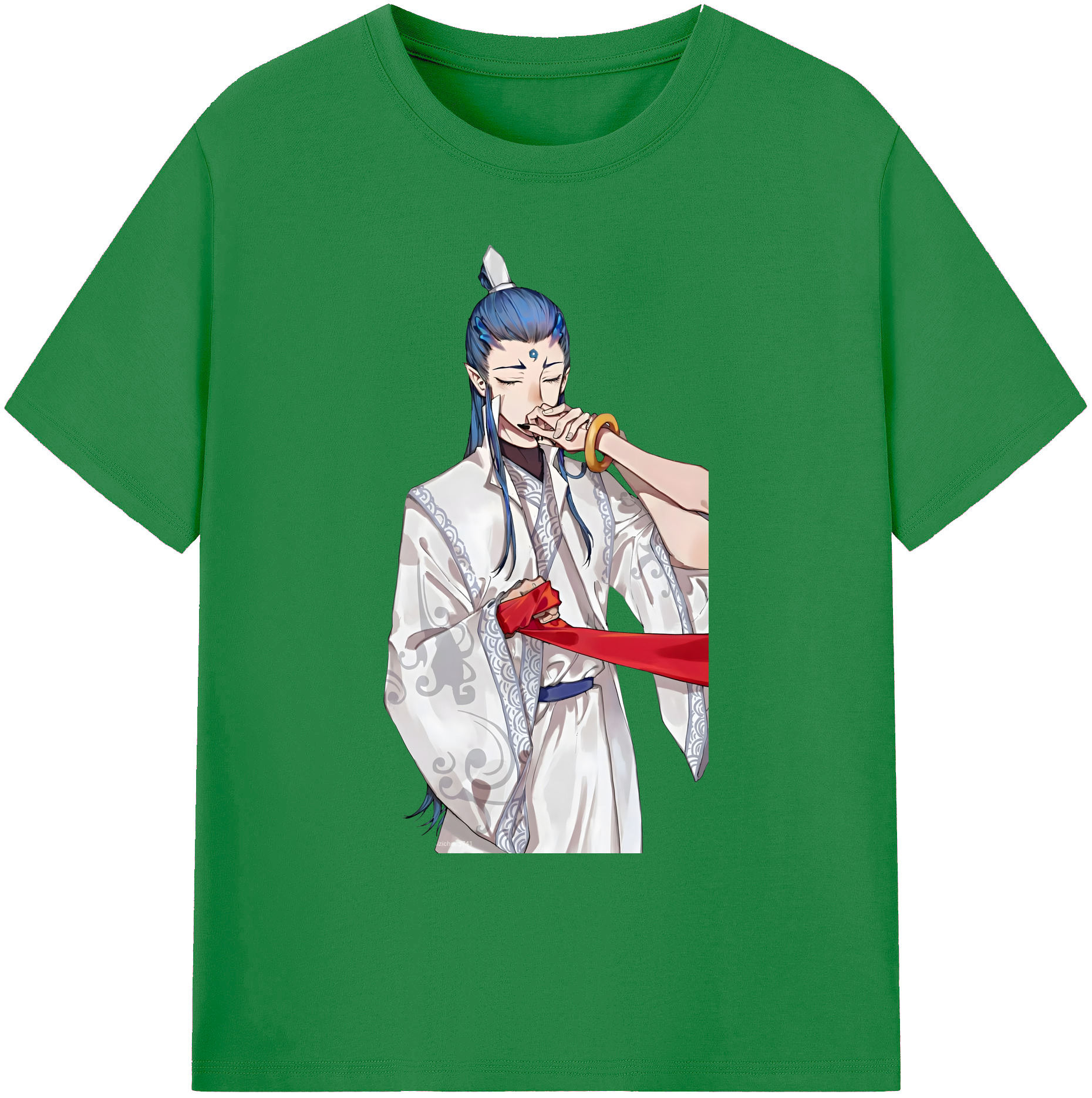 （画像用） Ne Zha 2 ナタ 魔童の大暴れ 綿100％ メンズ半袖Tシャツ｜肌触りやわらか＆通気性