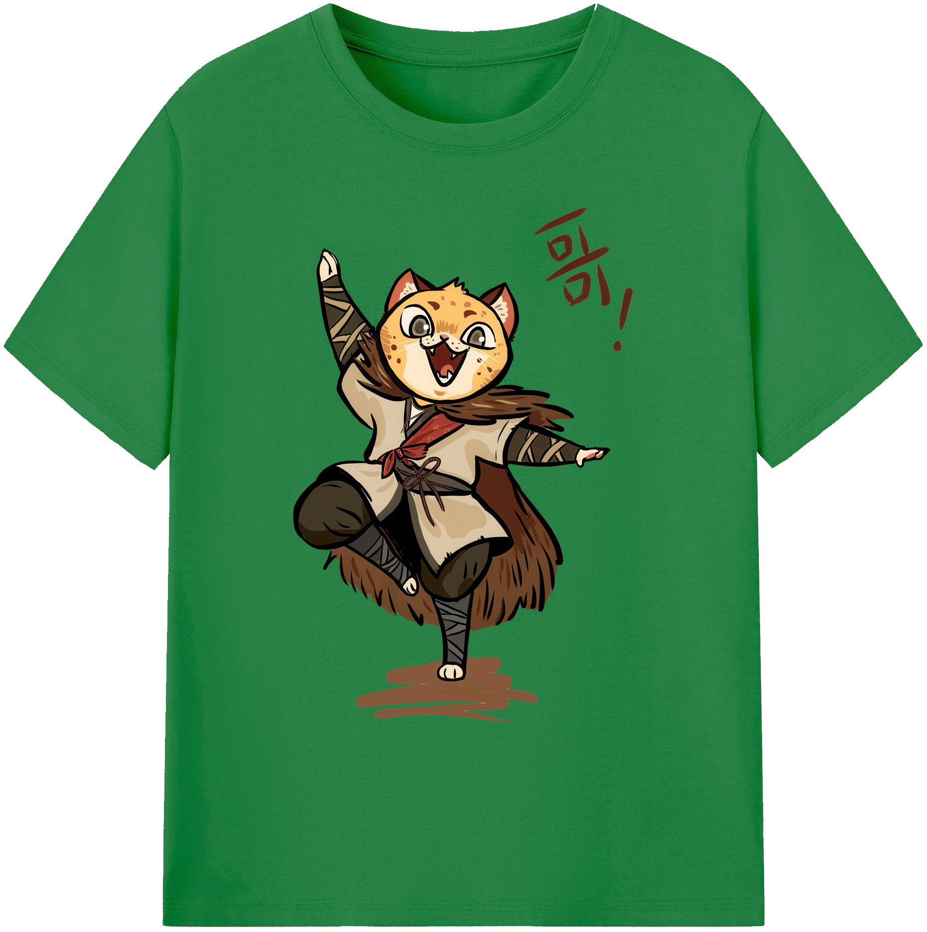 （画像用） Ne Zha 2 ナタ 魔童の大暴れ 綿100％ メンズ半袖Tシャツ｜肌触りやわらか＆通気性