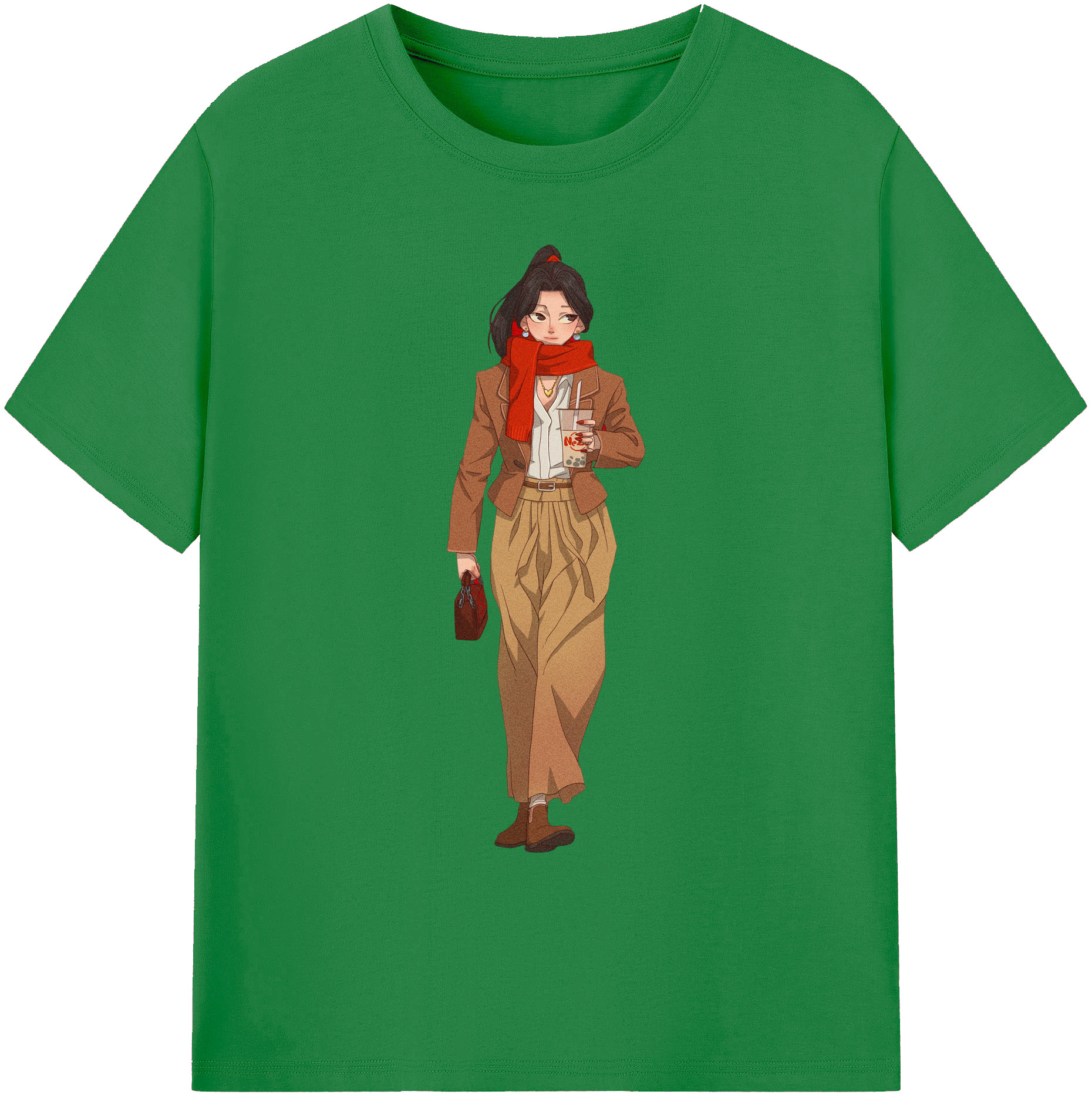 （画像用） Ne Zha 2 ナタ 魔童の大暴れ 綿100％ メンズ半袖Tシャツ｜肌触りやわらか＆通気性