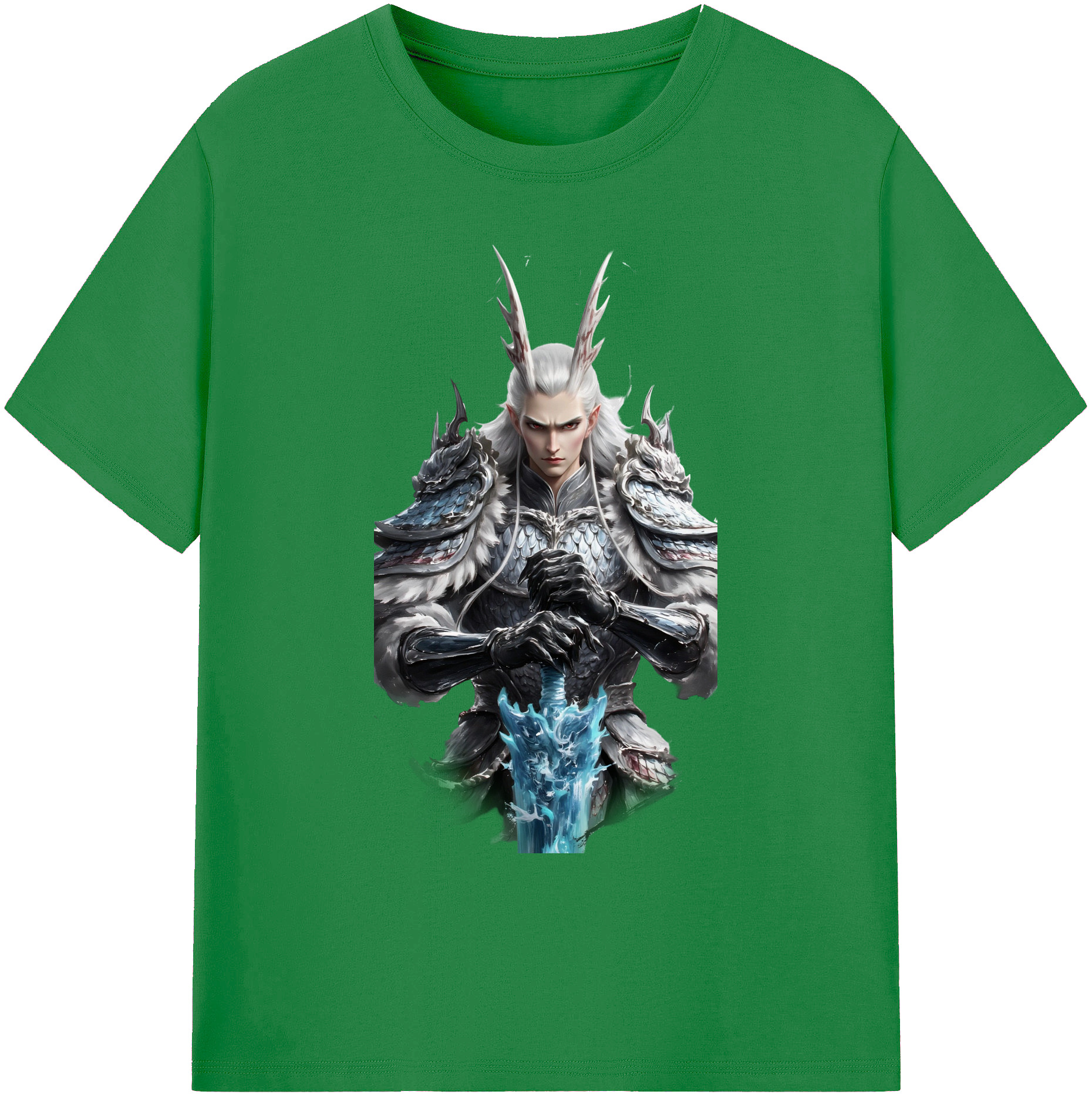 （画像用） Ne Zha 2 ナタ 魔童の大暴れ 綿100％ メンズ半袖Tシャツ｜肌触りやわらか＆通気性