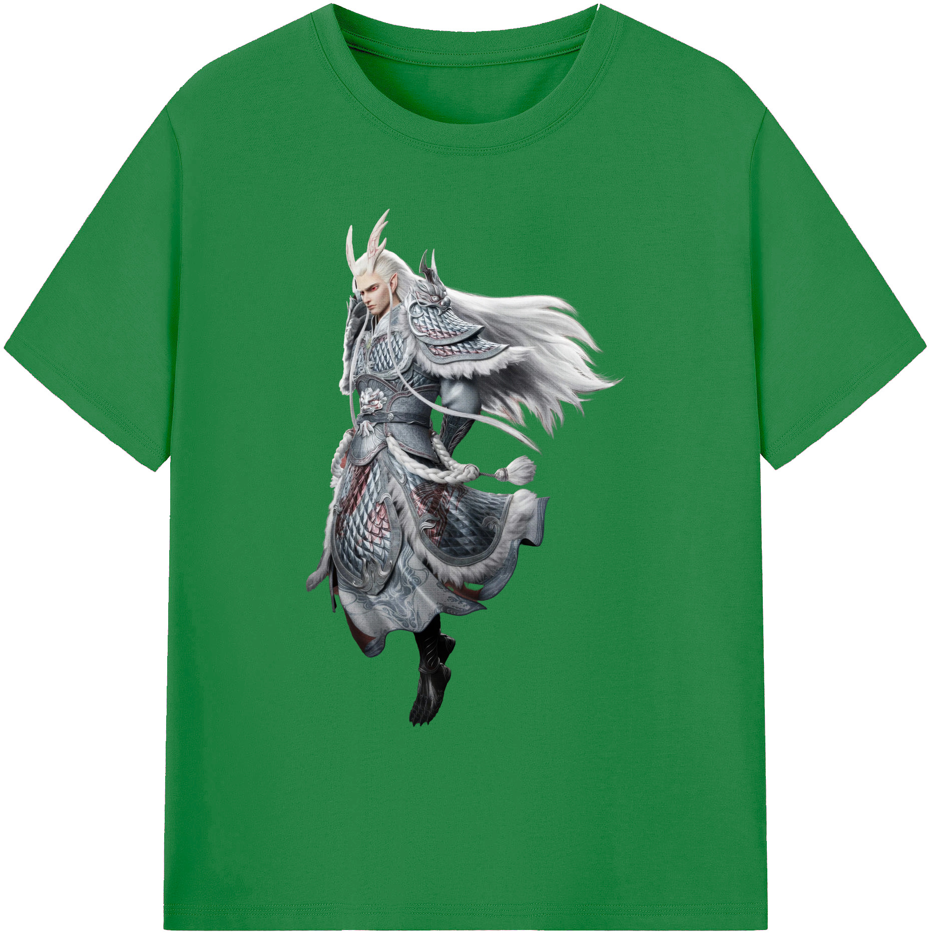（画像用） Ne Zha 2 ナタ 魔童の大暴れ 綿100％ メンズ半袖Tシャツ｜肌触りやわらか＆通気性