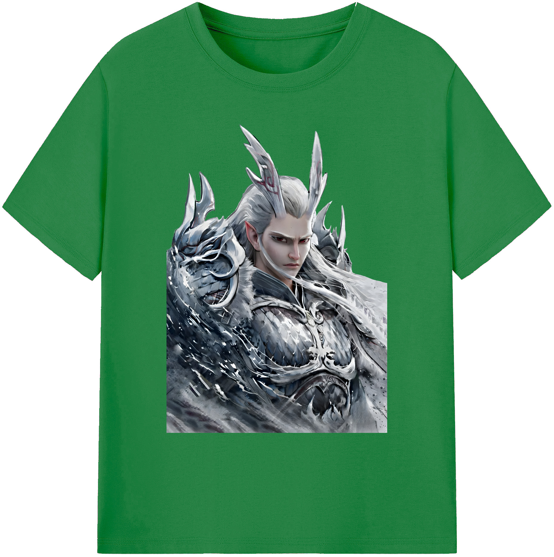 （画像用） Ne Zha 2 ナタ 魔童の大暴れ 綿100％ メンズ半袖Tシャツ｜肌触りやわらか＆通気性