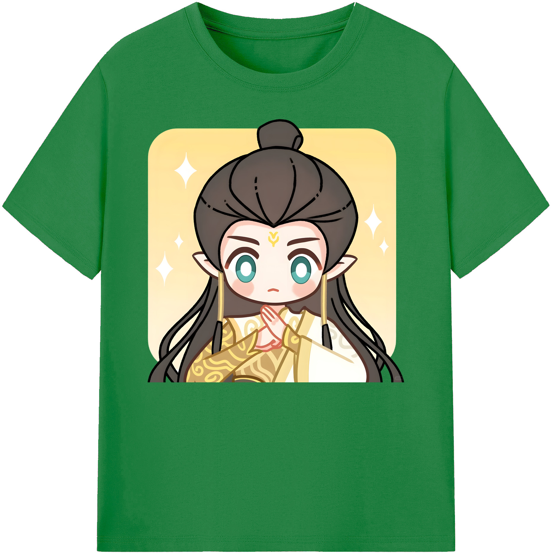 （画像用） Ne Zha 2 ナタ 魔童の大暴れ 綿100％ メンズ半袖Tシャツ｜肌触りやわらか＆通気性