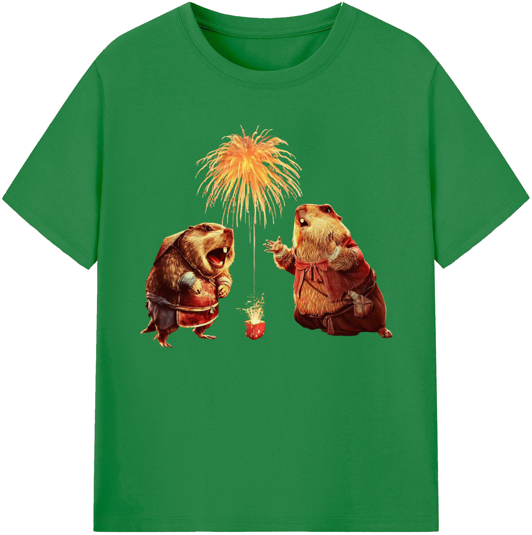 （画像用） Ne Zha 2 ナタ 魔童の大暴れ 綿100％ メンズ半袖Tシャツ｜肌触りやわらか＆通気性