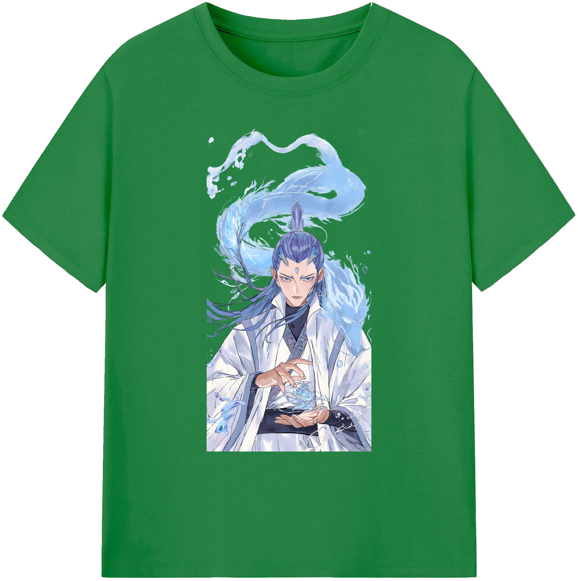 （画像用） Ne Zha 2 ナタ 魔童の大暴れ 綿100％ メンズ半袖Tシャツ｜肌触りやわらか＆通気性