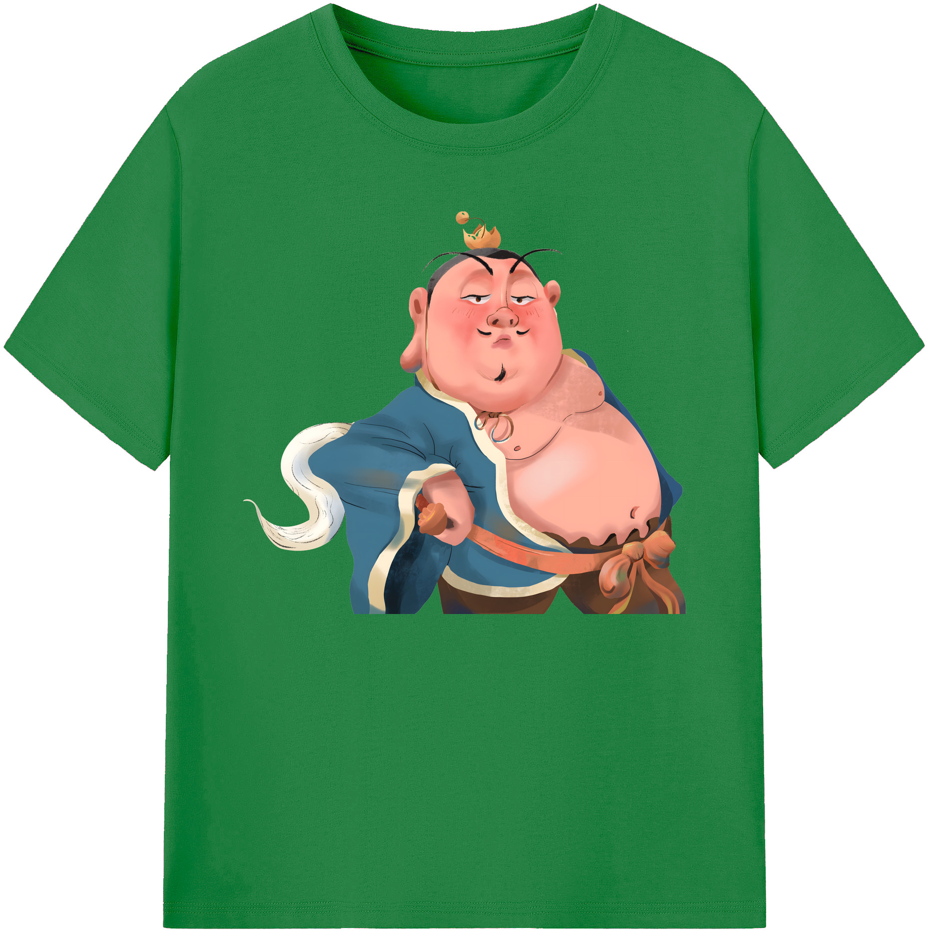 （画像用） Ne Zha 2 ナタ 魔童の大暴れ 綿100％ メンズ半袖Tシャツ｜肌触りやわらか＆通気性