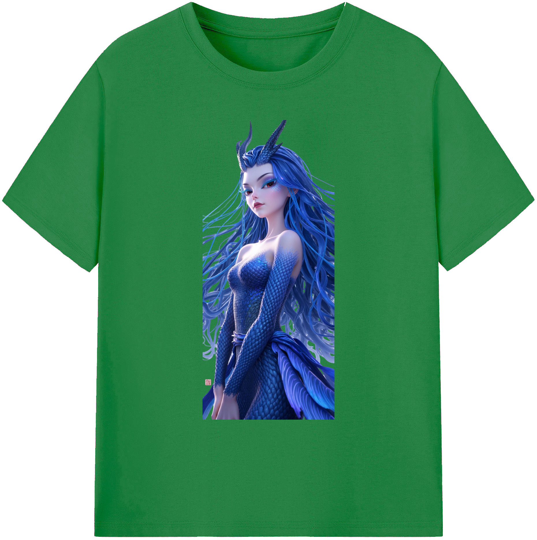 （画像用） Ne Zha 2 ナタ 魔童の大暴れ 綿100％ メンズ半袖Tシャツ｜肌触りやわらか＆通気性
