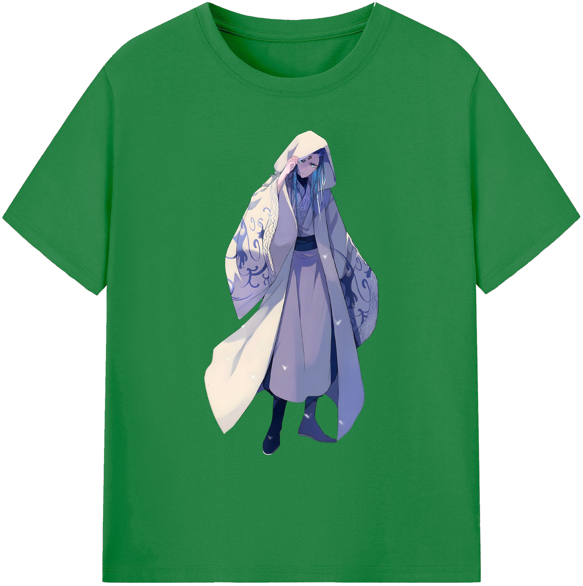 （画像用） Ne Zha 2 ナタ 魔童の大暴れ 綿100％ メンズ半袖Tシャツ｜肌触りやわらか＆通気性