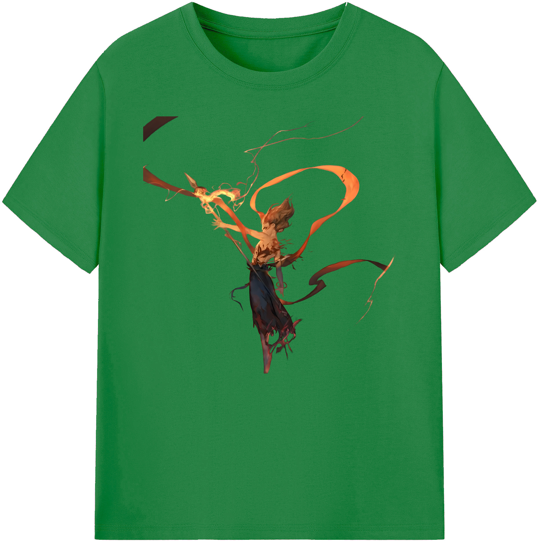 （画像用） Ne Zha 2 ナタ 魔童の大暴れ 綿100％ メンズ半袖Tシャツ｜肌触りやわらか＆通気性