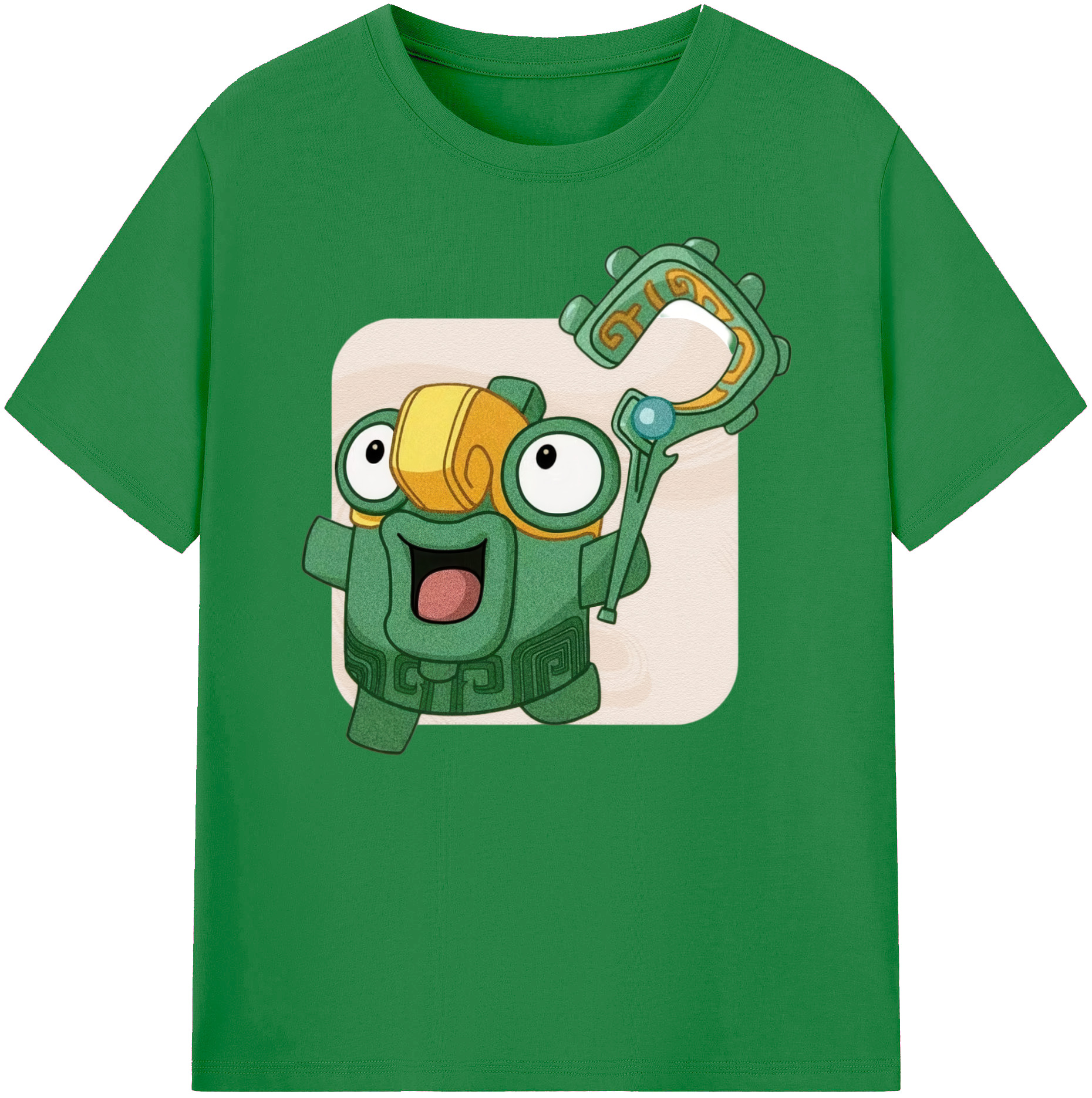 （画像用） Ne Zha 2 ナタ 魔童の大暴れ 綿100％ メンズ半袖Tシャツ｜肌触りやわらか＆通気性