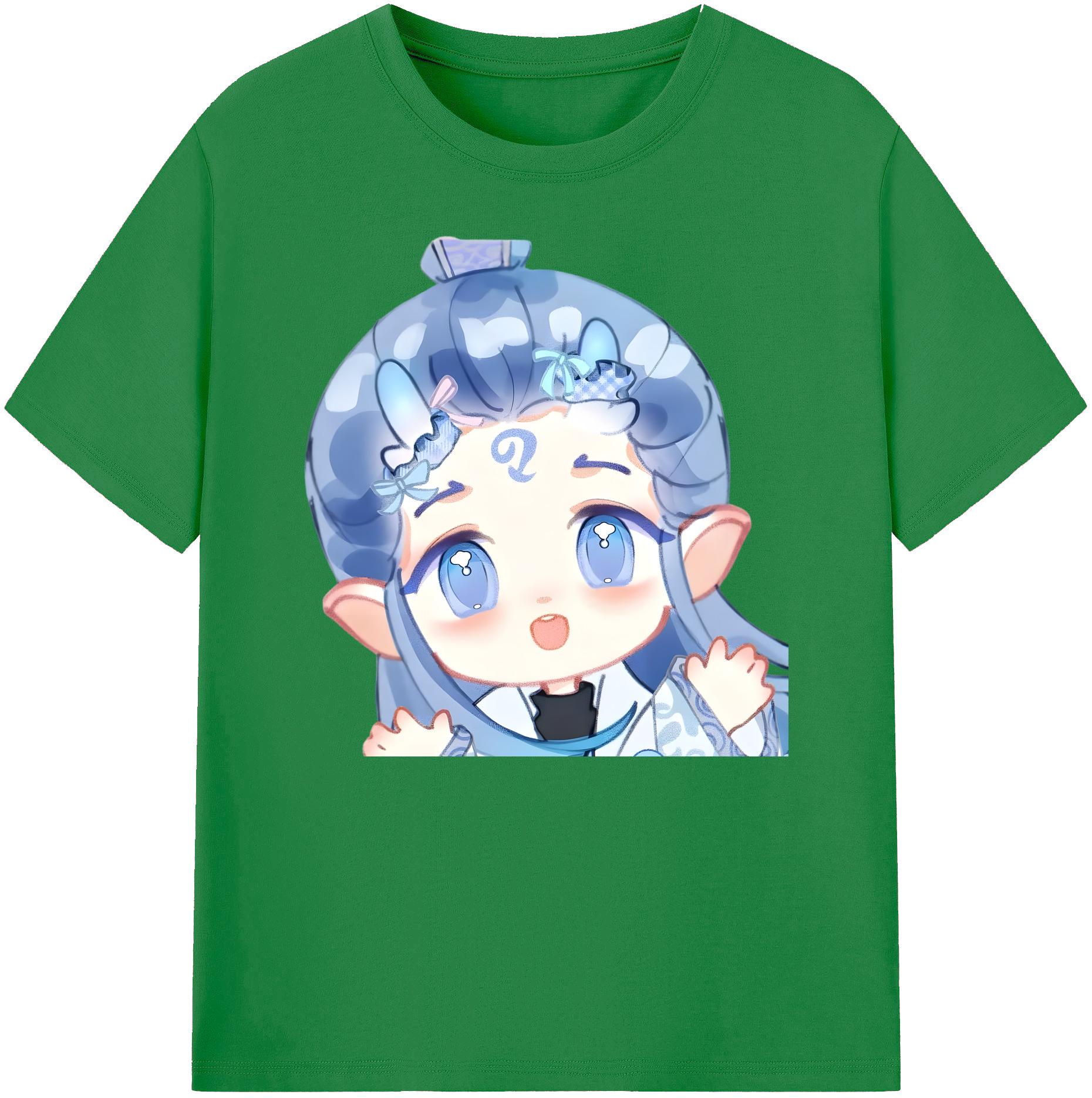 （画像用） Ne Zha 2 ナタ 魔童の大暴れ 綿100％ メンズ半袖Tシャツ｜肌触りやわらか＆通気性