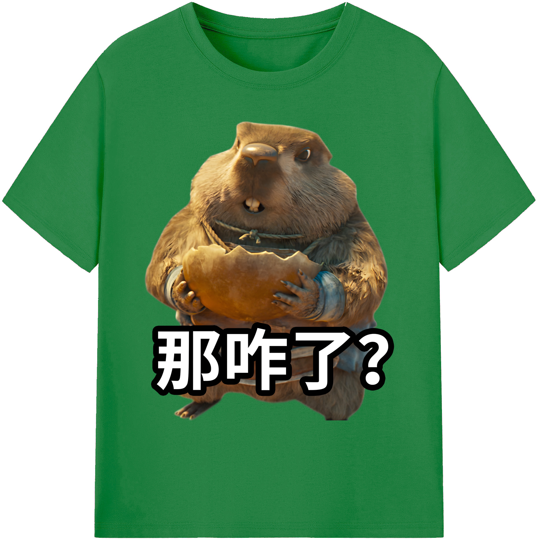 （画像用） Ne Zha 2 ナタ 魔童の大暴れ 綿100％ メンズ半袖Tシャツ｜肌触りやわらか＆通気性