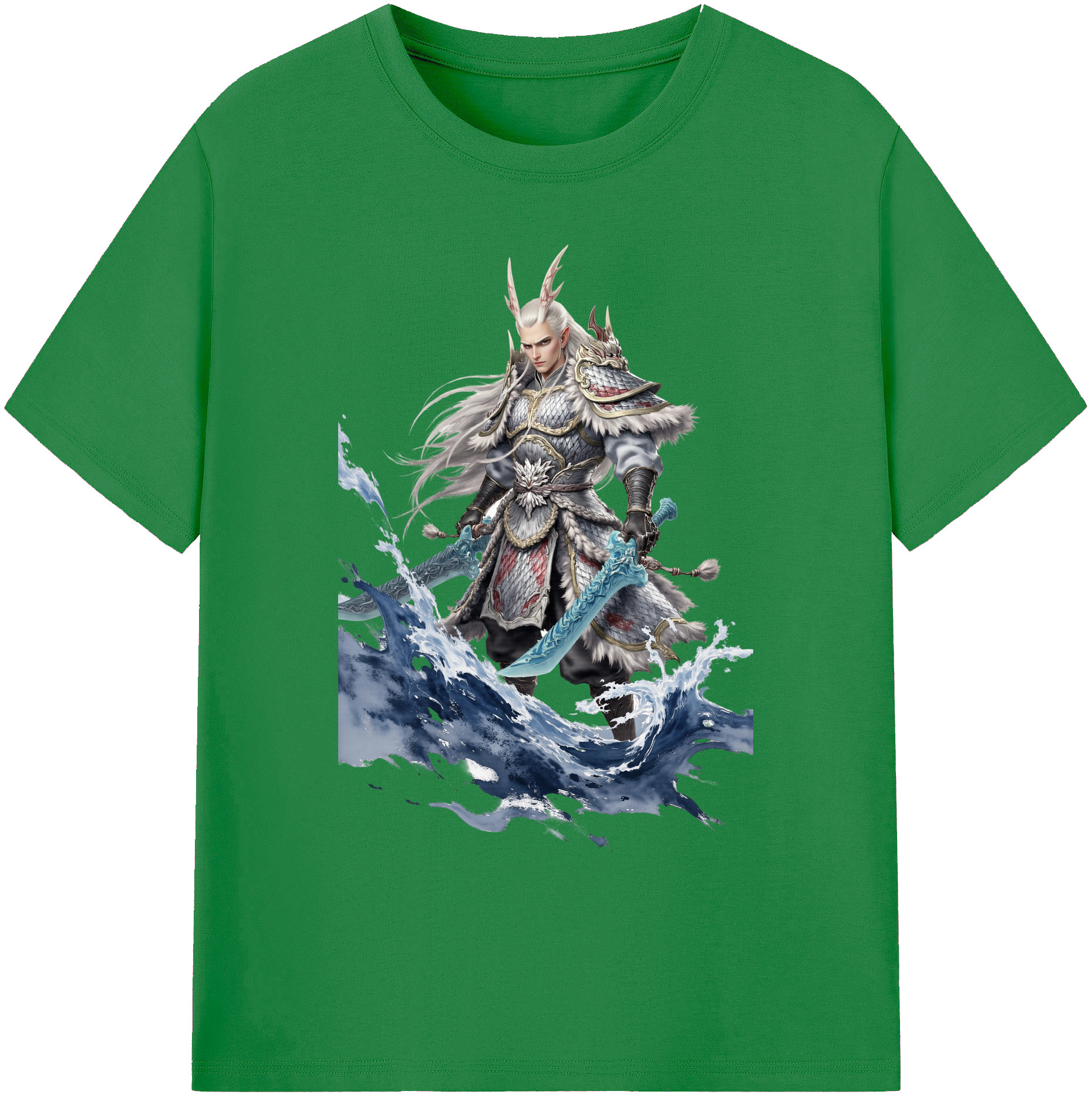 （画像用） Ne Zha 2 ナタ 魔童の大暴れ 綿100％ メンズ半袖Tシャツ｜肌触りやわらか＆通気性