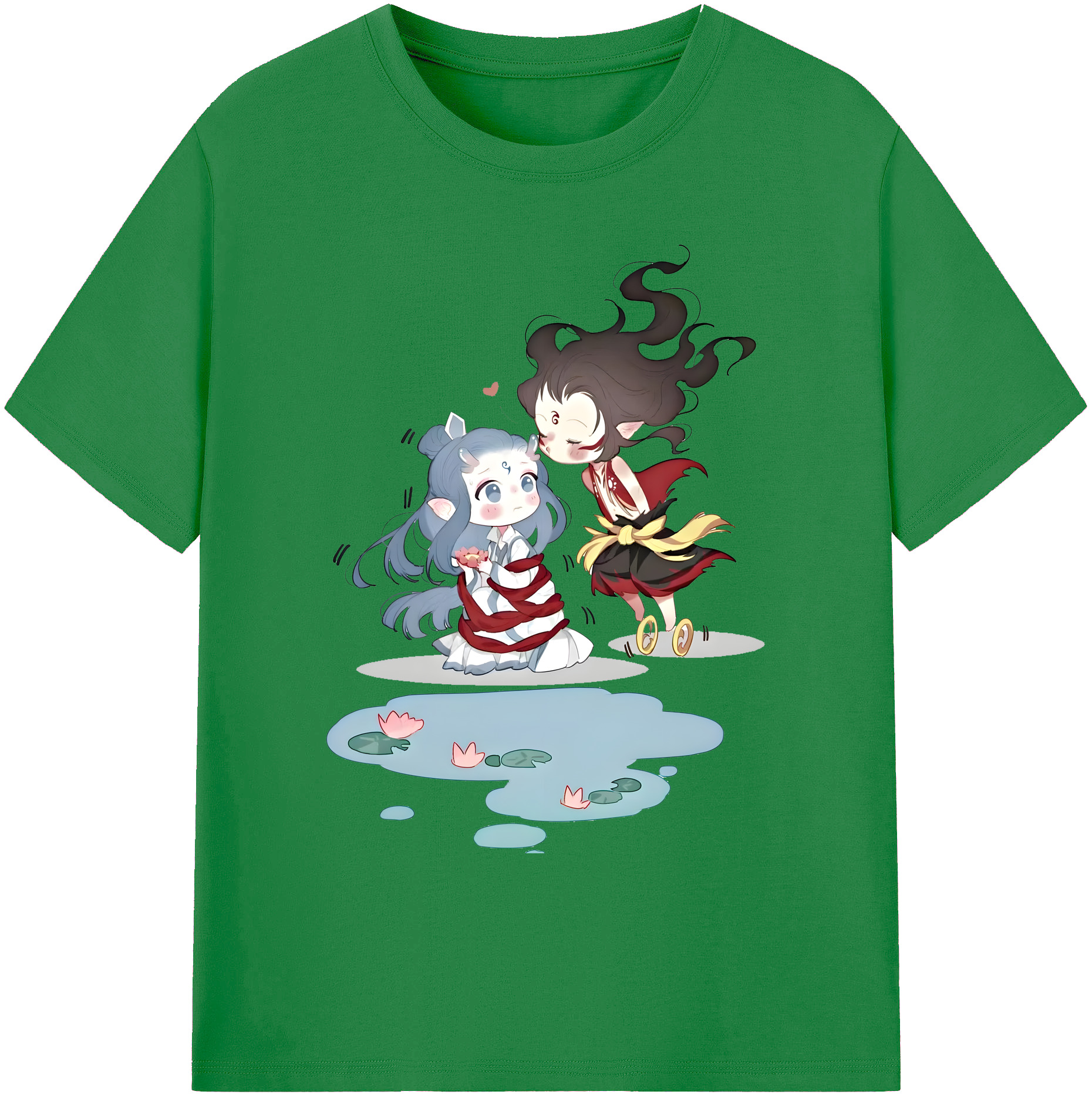 （画像用） Ne Zha 2 ナタ 魔童の大暴れ 綿100％ メンズ半袖Tシャツ｜肌触りやわらか＆通気性