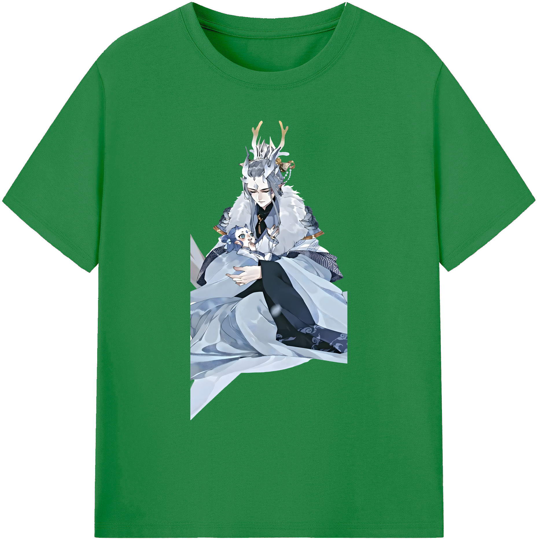 （画像用） Ne Zha 2 ナタ 魔童の大暴れ 綿100％ メンズ半袖Tシャツ｜肌触りやわらか＆通気性