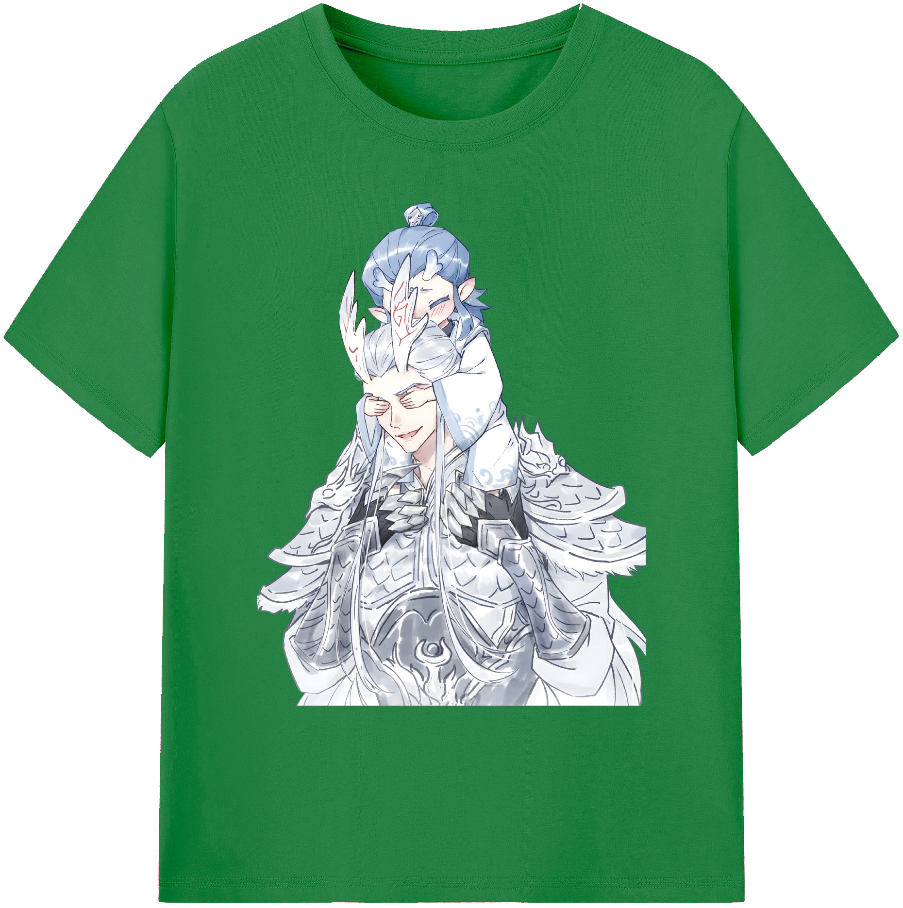 （画像用） Ne Zha 2 ナタ 魔童の大暴れ 綿100％ メンズ半袖Tシャツ｜肌触りやわらか＆通気性