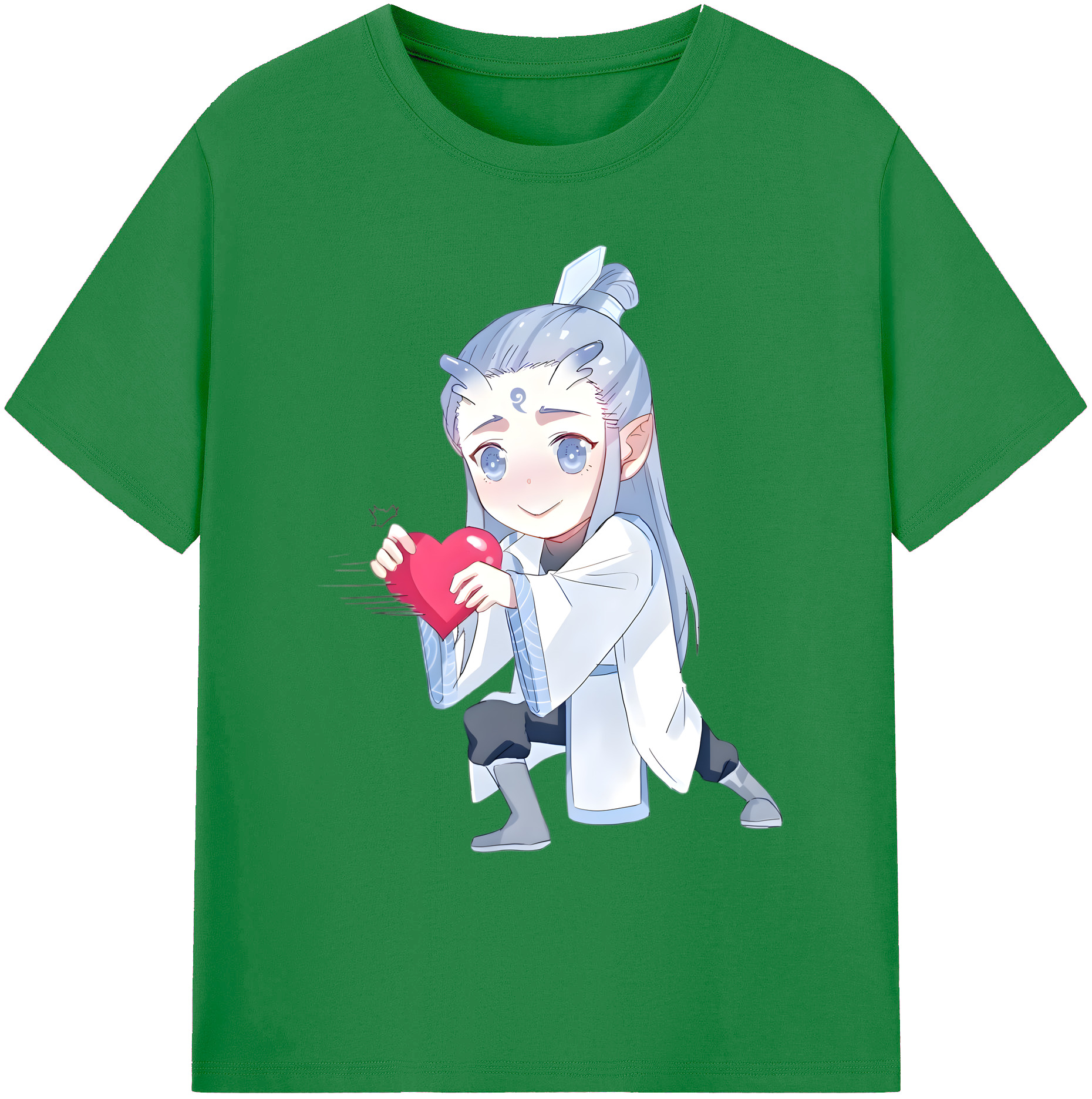 （画像用） Ne Zha 2 ナタ 魔童の大暴れ 綿100％ メンズ半袖Tシャツ｜肌触りやわらか＆通気性