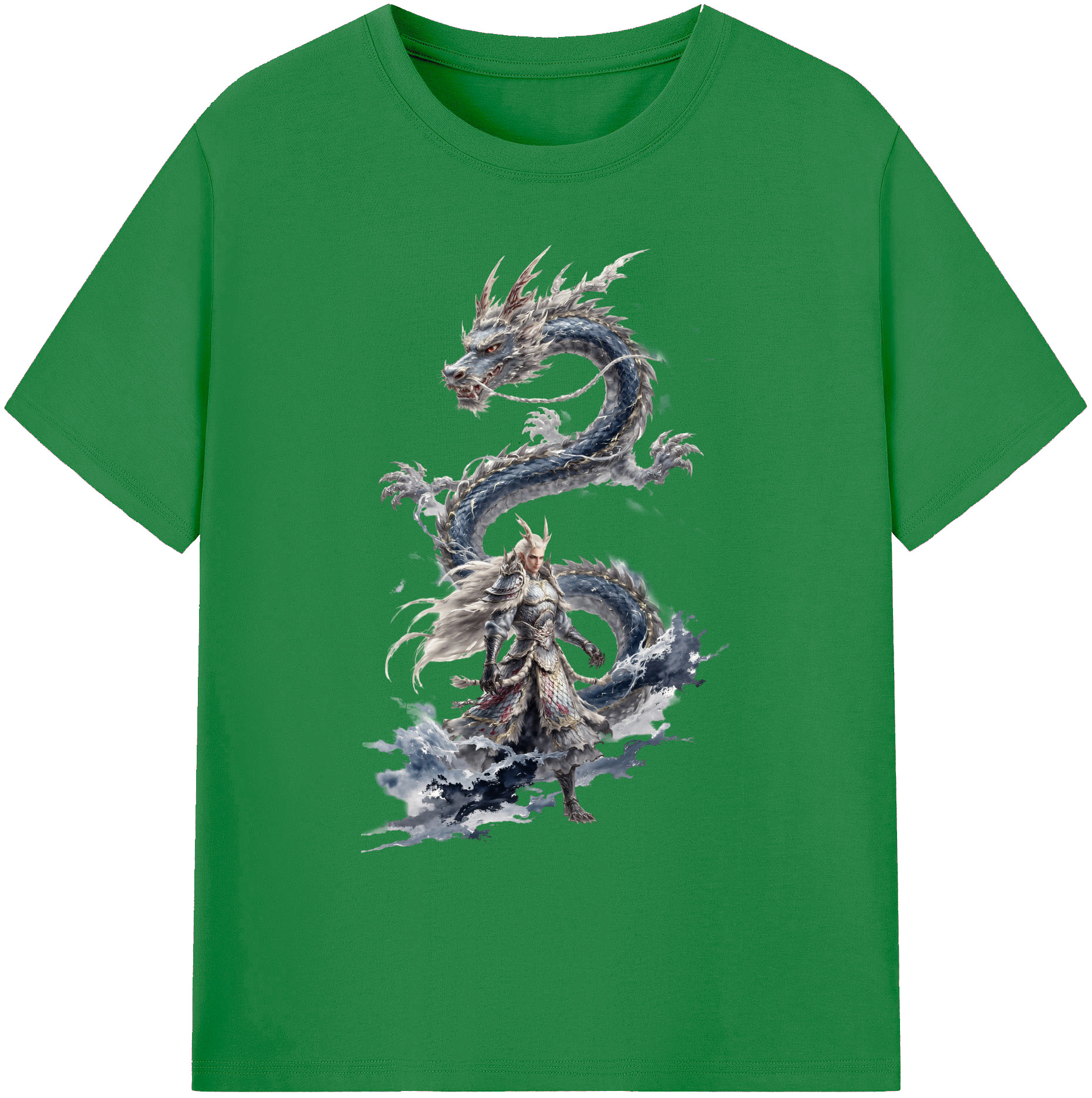 （画像用） Ne Zha 2 ナタ 魔童の大暴れ 綿100％ メンズ半袖Tシャツ｜肌触りやわらか＆通気性