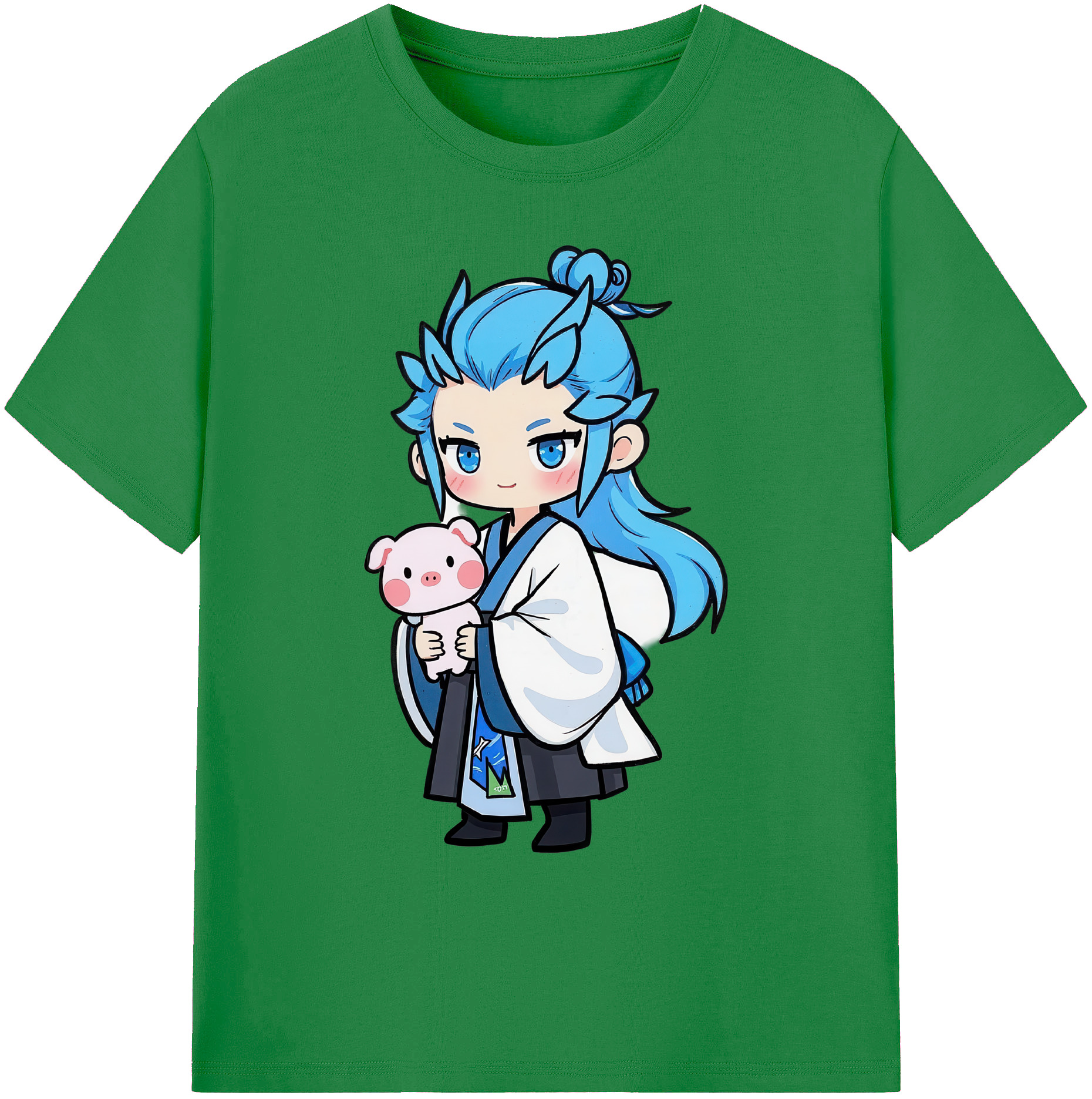 （画像用） Ne Zha 2 ナタ 魔童の大暴れ 綿100％ メンズ半袖Tシャツ｜肌触りやわらか＆通気性