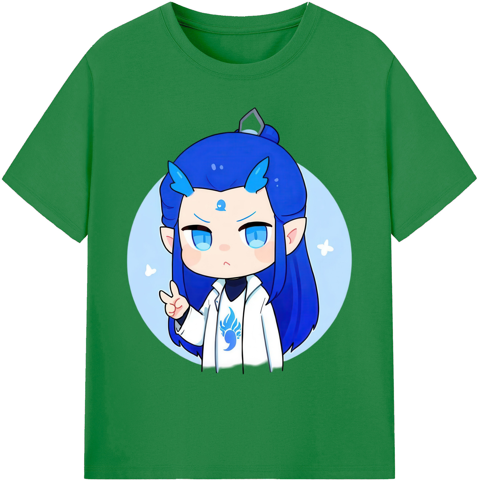 （画像用） Ne Zha 2 ナタ 魔童の大暴れ 綿100％ メンズ半袖Tシャツ｜肌触りやわらか＆通気性