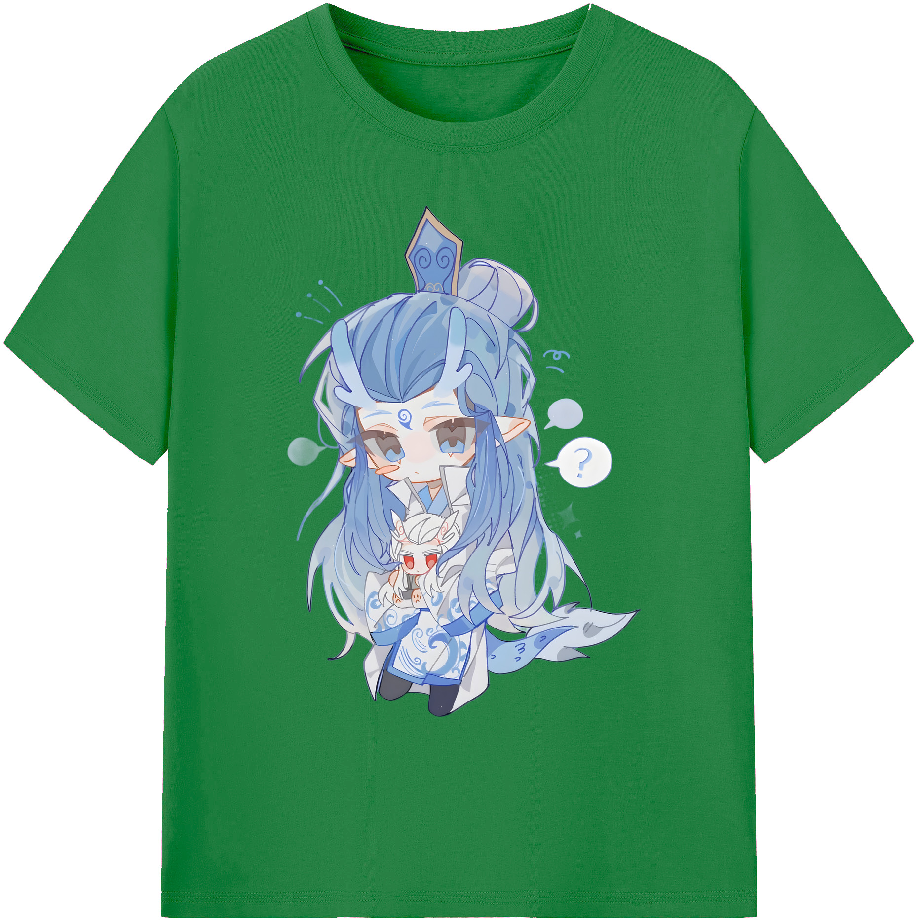 （画像用） Ne Zha 2 ナタ 魔童の大暴れ 綿100％ メンズ半袖Tシャツ｜肌触りやわらか＆通気性