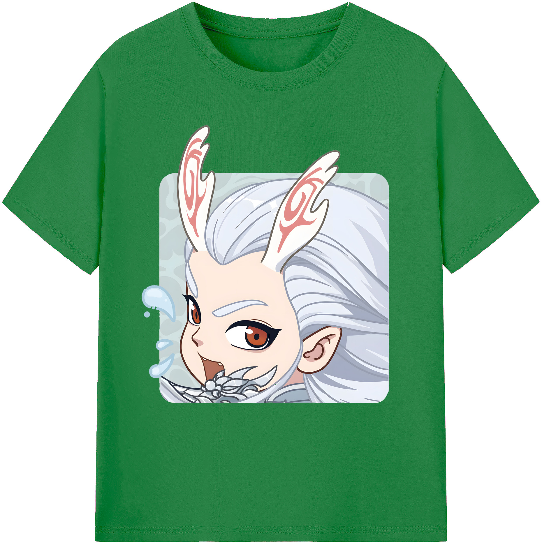 （画像用） Ne Zha 2 ナタ 魔童の大暴れ 綿100％ メンズ半袖Tシャツ｜肌触りやわらか＆通気性