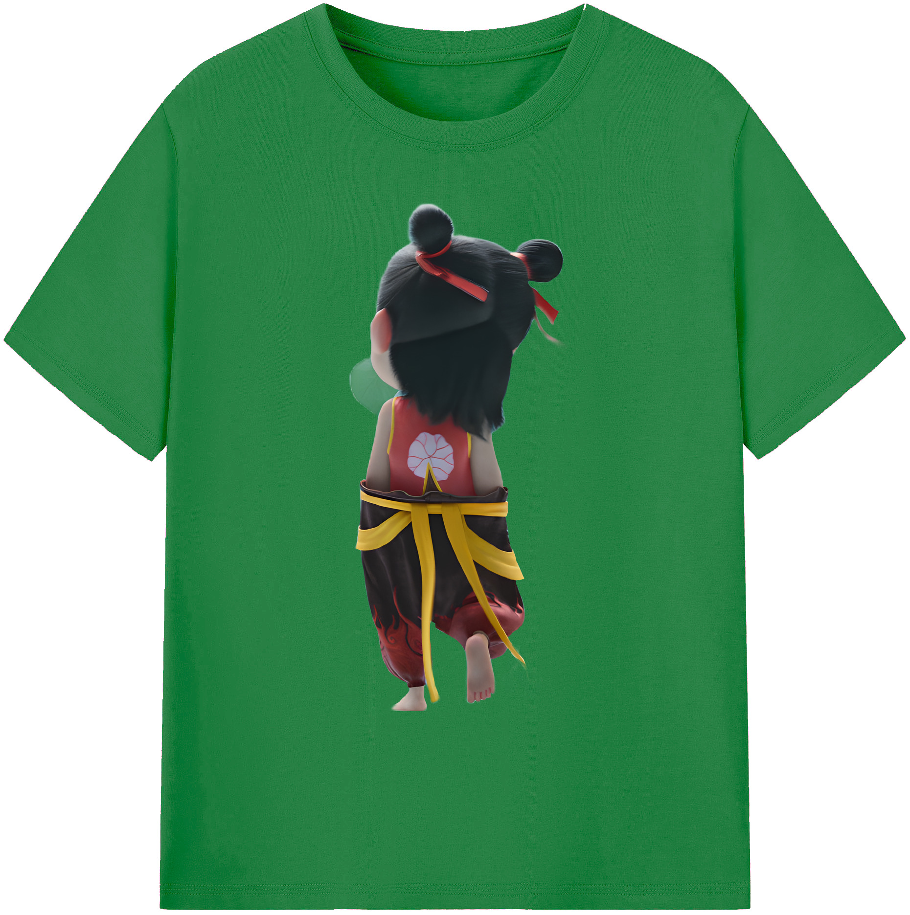 （画像用） Ne Zha 2 ナタ 魔童の大暴れ 綿100％ メンズ半袖Tシャツ｜肌触りやわらか＆通気性