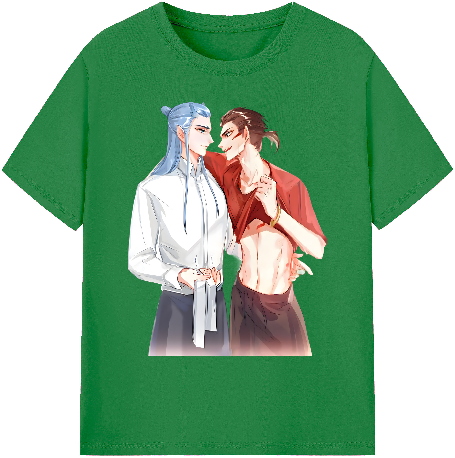 （画像用） Ne Zha 2 ナタ 魔童の大暴れ 綿100％ メンズ半袖Tシャツ｜肌触りやわらか＆通気性