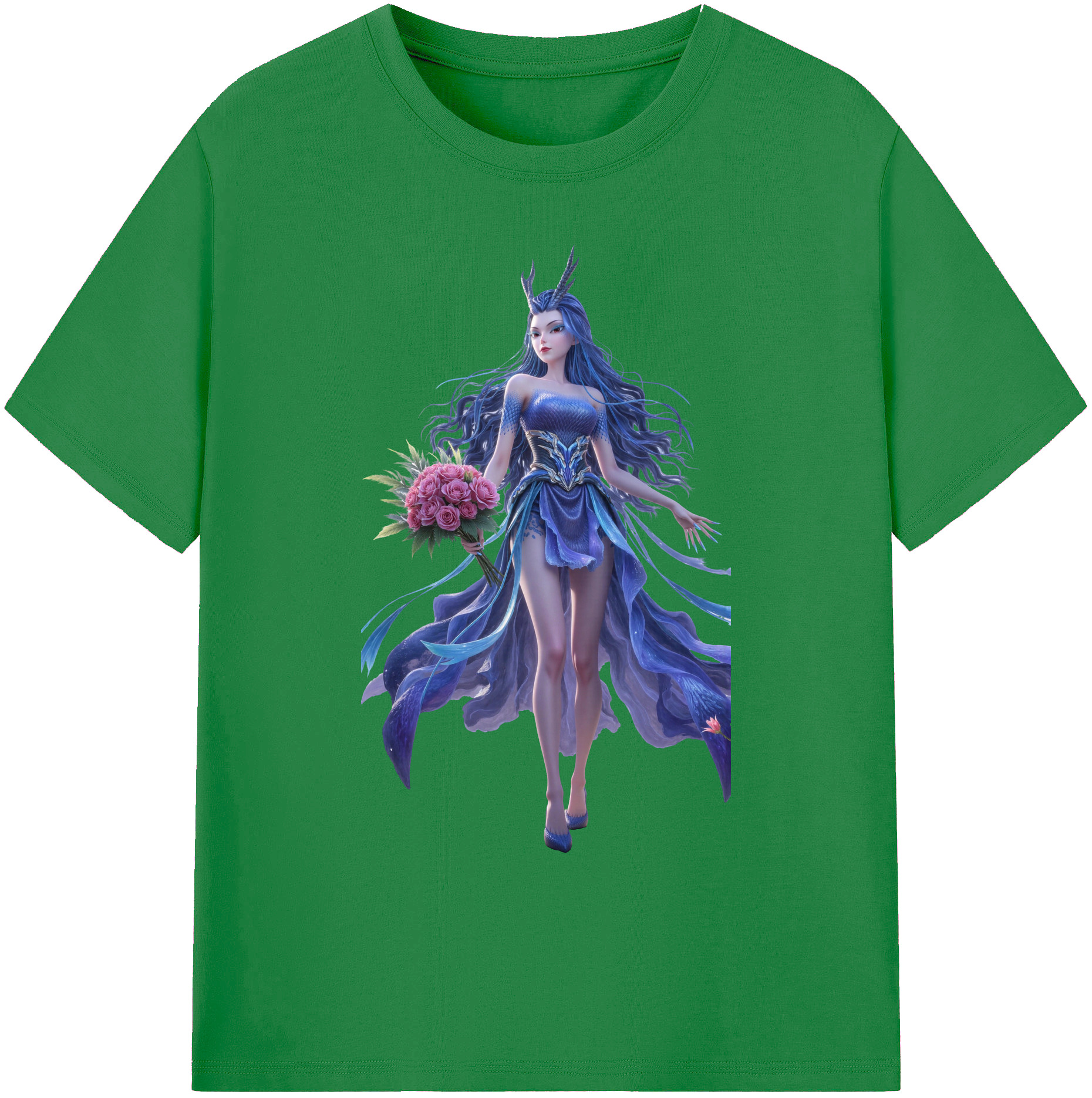 （画像用） Ne Zha 2 ナタ 魔童の大暴れ 綿100％ メンズ半袖Tシャツ｜肌触りやわらか＆通気性