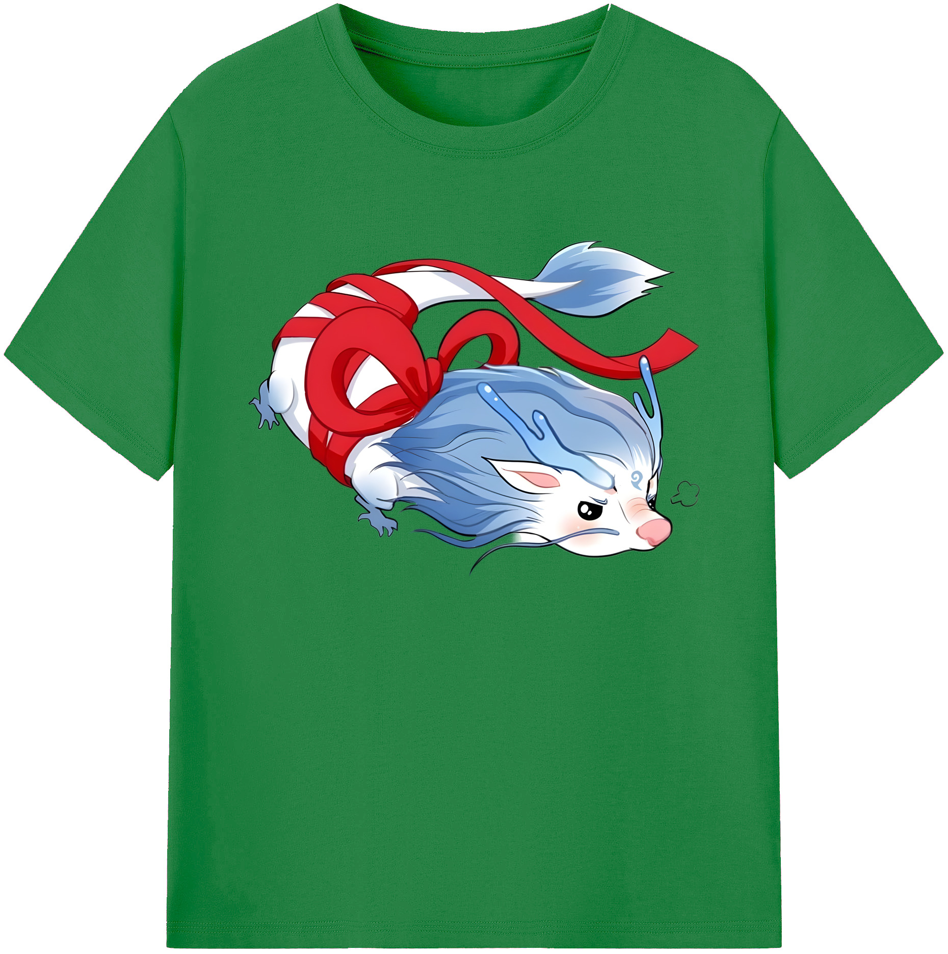 （画像用） Ne Zha 2 ナタ 魔童の大暴れ 綿100％ メンズ半袖Tシャツ｜肌触りやわらか＆通気性