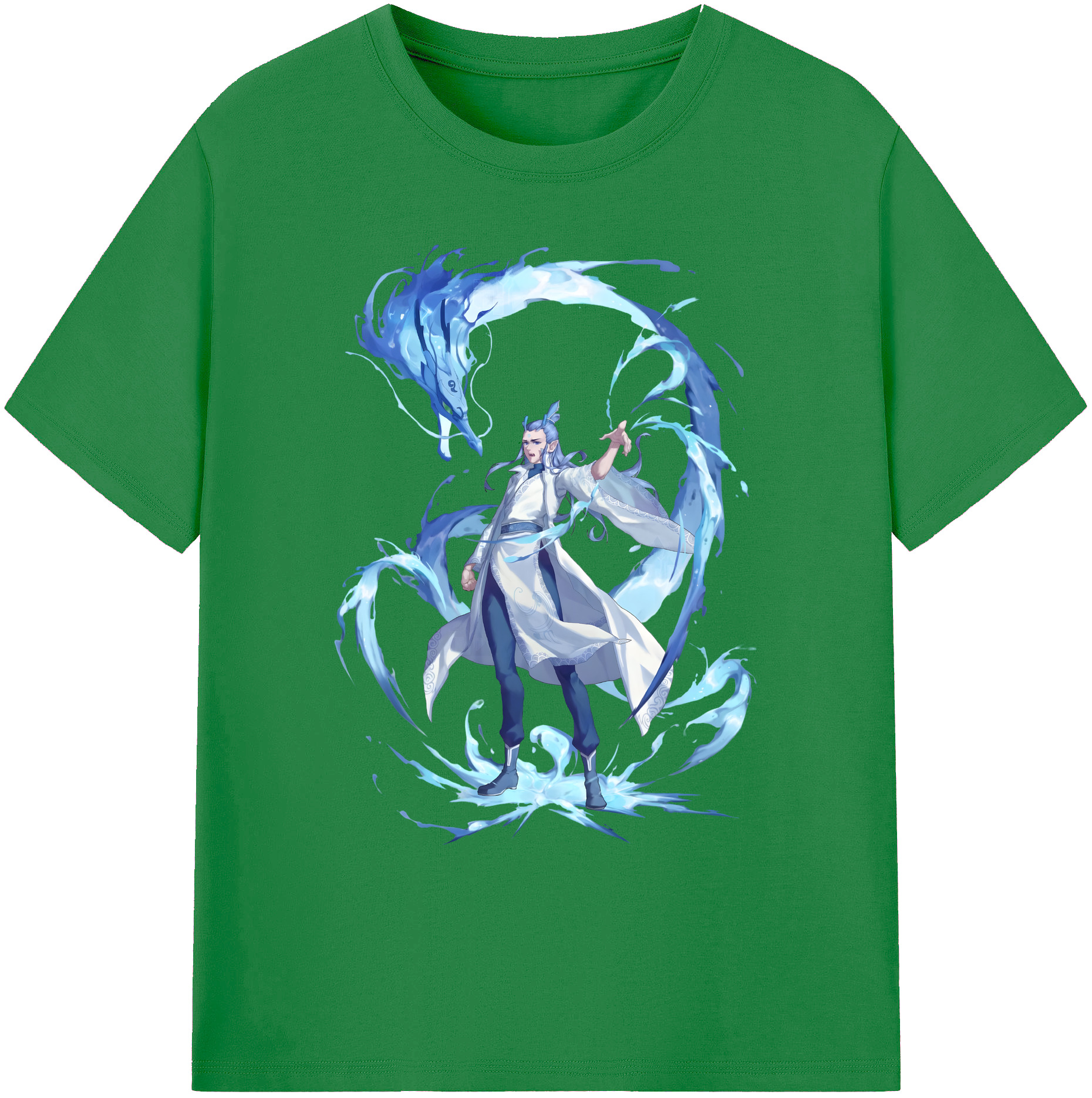 （画像用） Ne Zha 2 ナタ 魔童の大暴れ 綿100％ メンズ半袖Tシャツ｜肌触りやわらか＆通気性