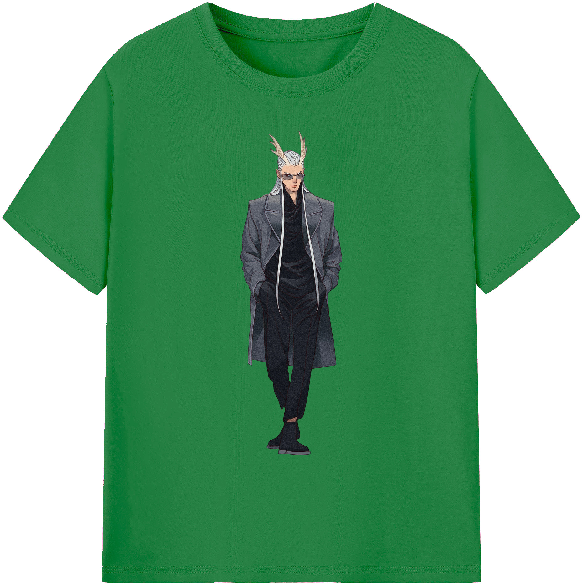 （画像用） Ne Zha 2 ナタ 魔童の大暴れ 綿100％ メンズ半袖Tシャツ｜肌触りやわらか＆通気性