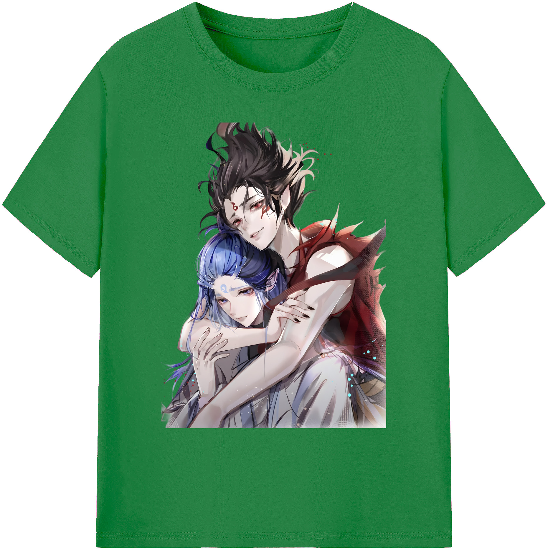 （画像用） Ne Zha 2 ナタ 魔童の大暴れ 綿100％ メンズ半袖Tシャツ｜肌触りやわらか＆通気性