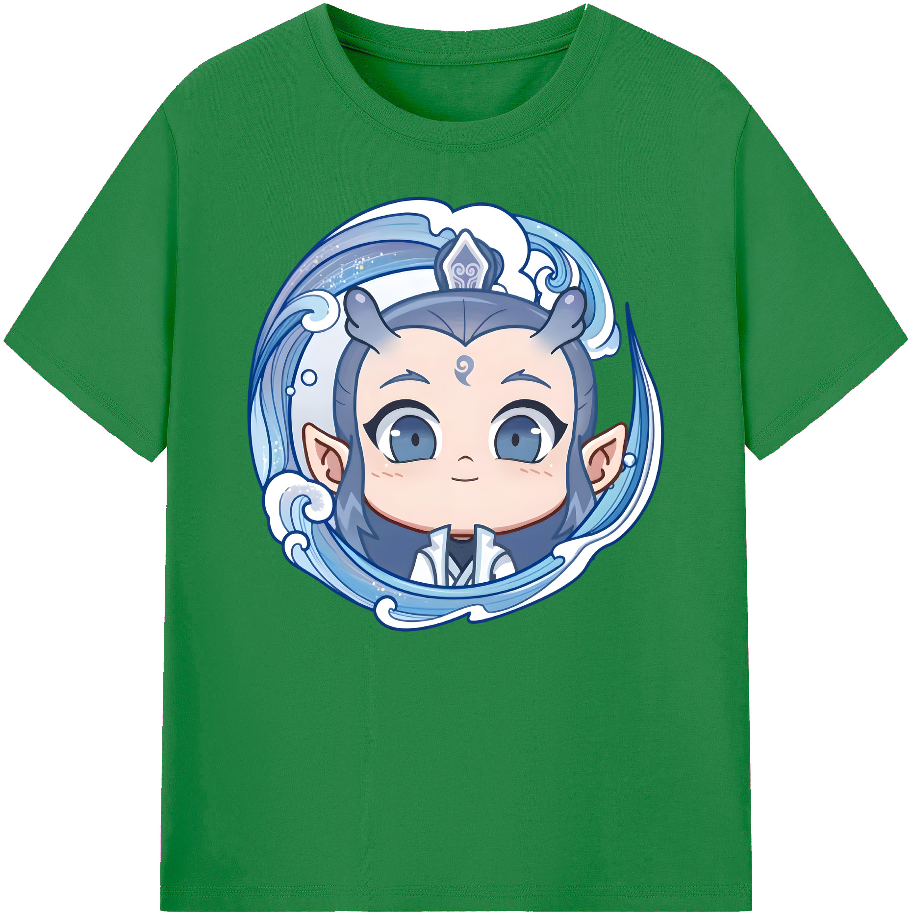 （画像用） Ne Zha 2 ナタ 魔童の大暴れ 綿100％ メンズ半袖Tシャツ｜肌触りやわらか＆通気性