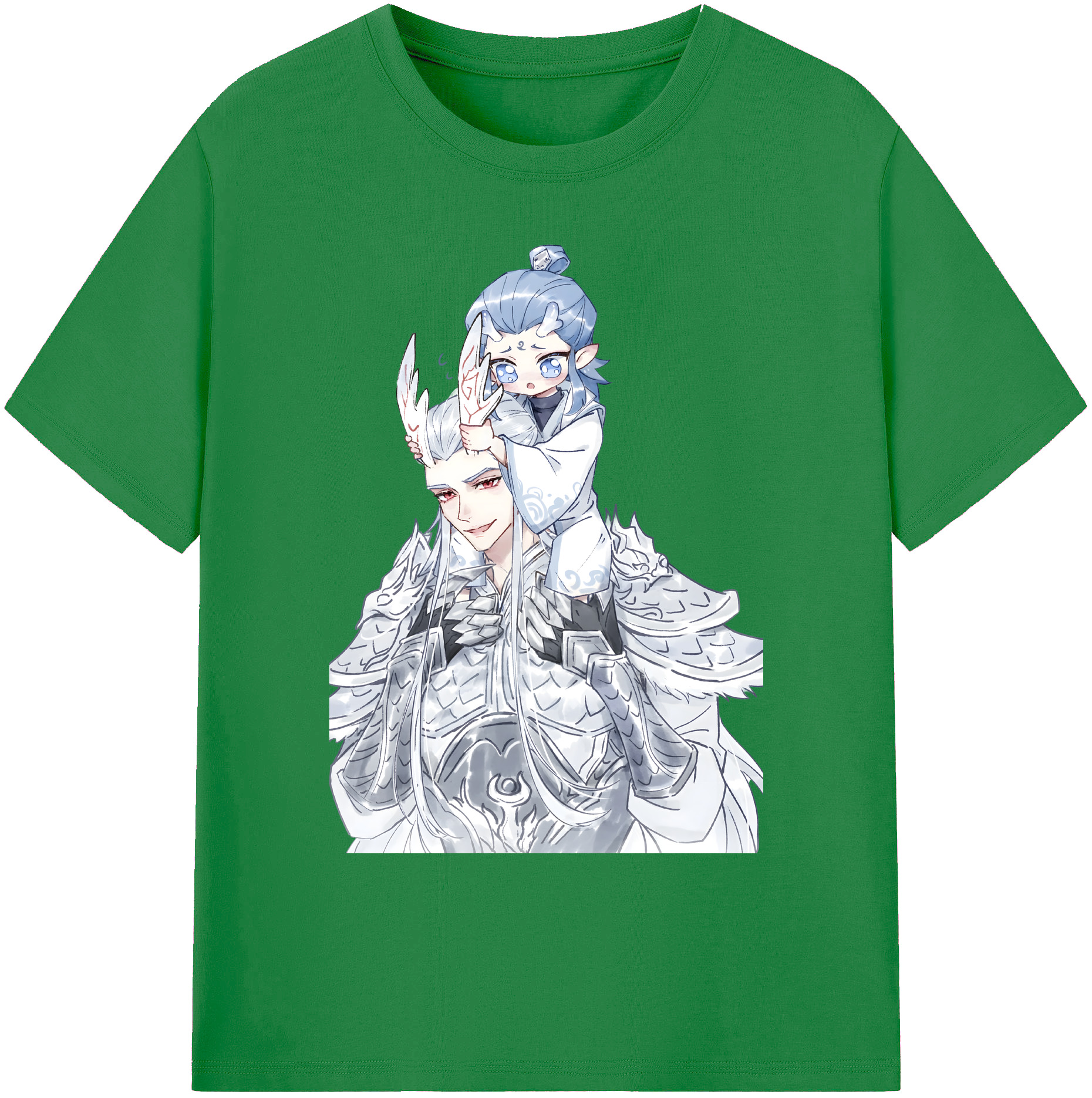 （画像用） Ne Zha 2 ナタ 魔童の大暴れ 綿100％ メンズ半袖Tシャツ｜肌触りやわらか＆通気性