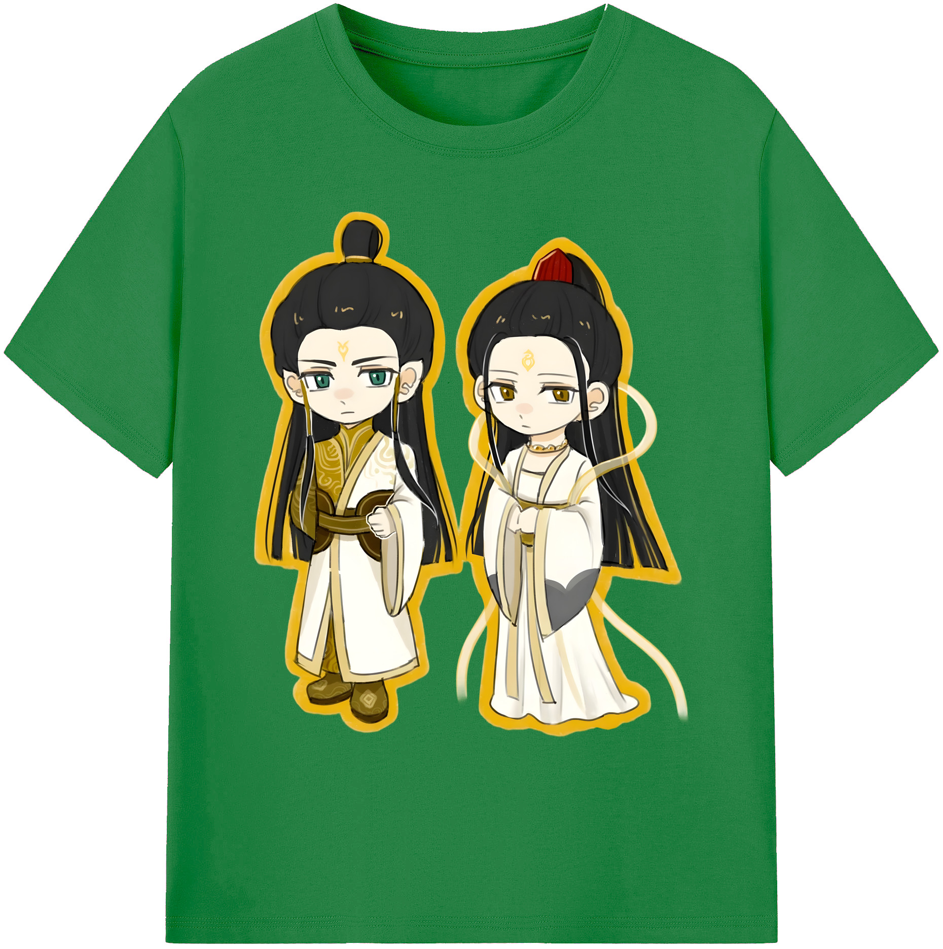 （画像用） Ne Zha 2 ナタ 魔童の大暴れ 綿100％ メンズ半袖Tシャツ｜肌触りやわらか＆通気性