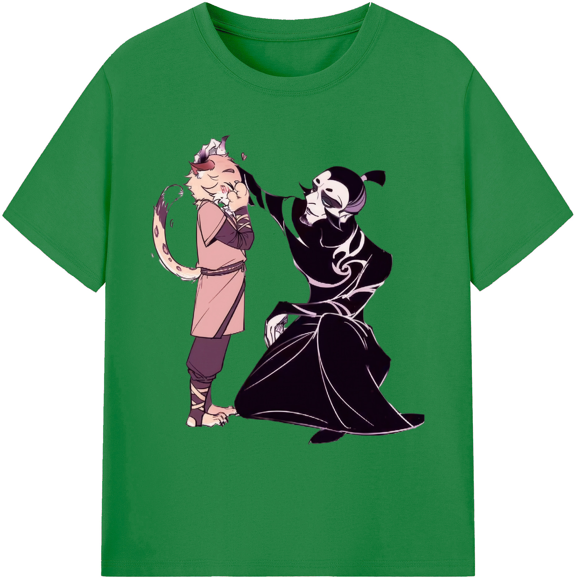 （画像用） Ne Zha 2 ナタ 魔童の大暴れ 綿100％ メンズ半袖Tシャツ｜肌触りやわらか＆通気性