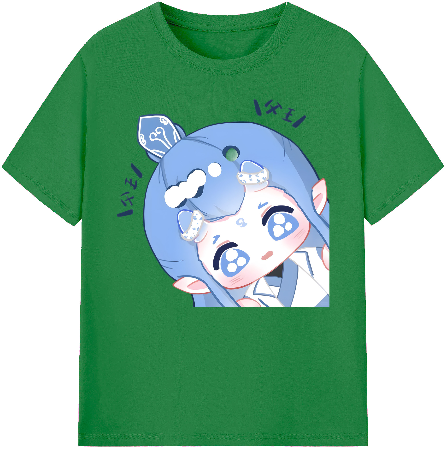 （画像用） Ne Zha 2 ナタ 魔童の大暴れ 綿100％ メンズ半袖Tシャツ｜肌触りやわらか＆通気性