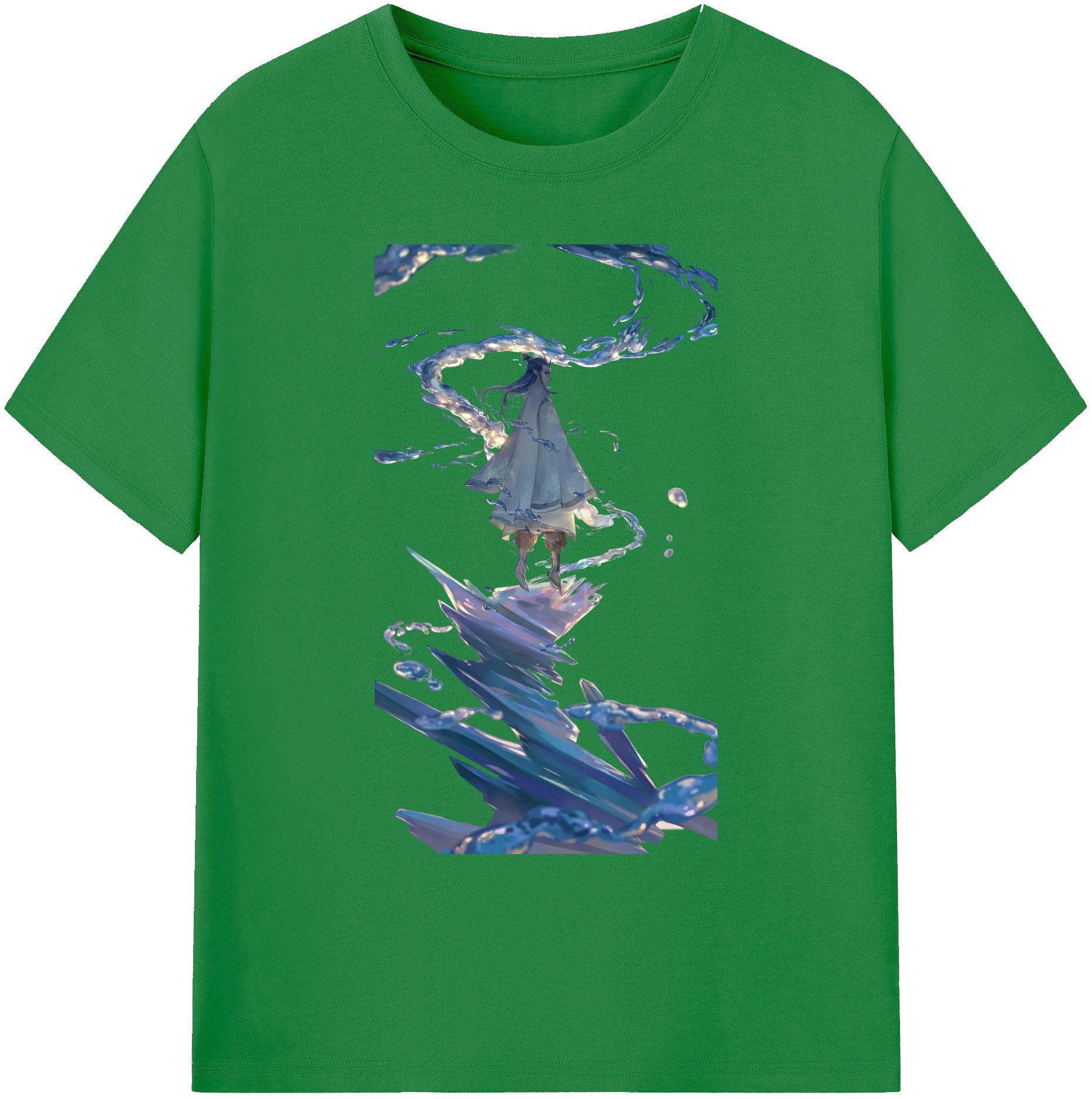 （画像用） Ne Zha 2 ナタ 魔童の大暴れ 綿100％ メンズ半袖Tシャツ｜肌触りやわらか＆通気性
