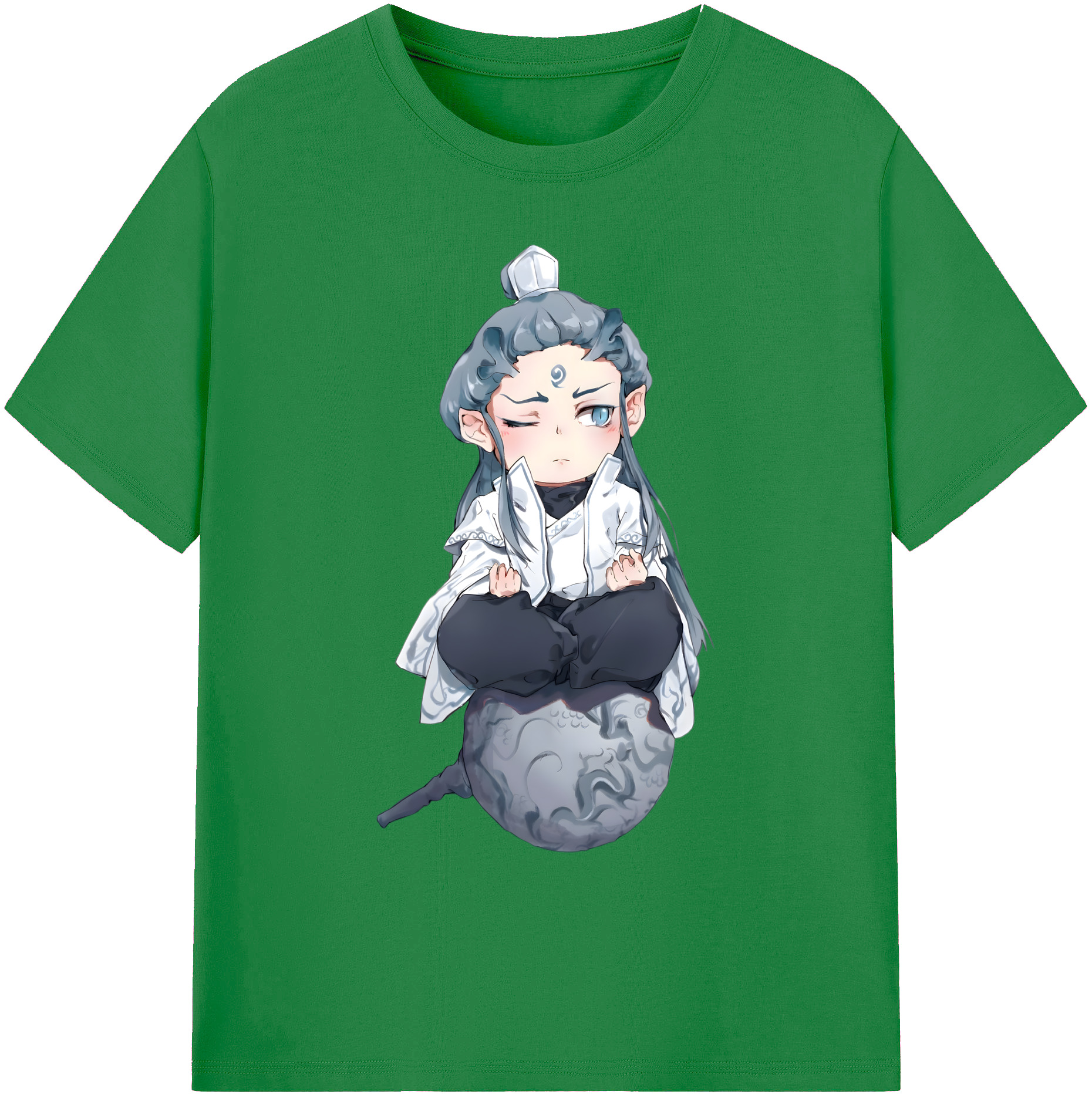 （画像用） Ne Zha 2 ナタ 魔童の大暴れ 綿100％ メンズ半袖Tシャツ｜肌触りやわらか＆通気性