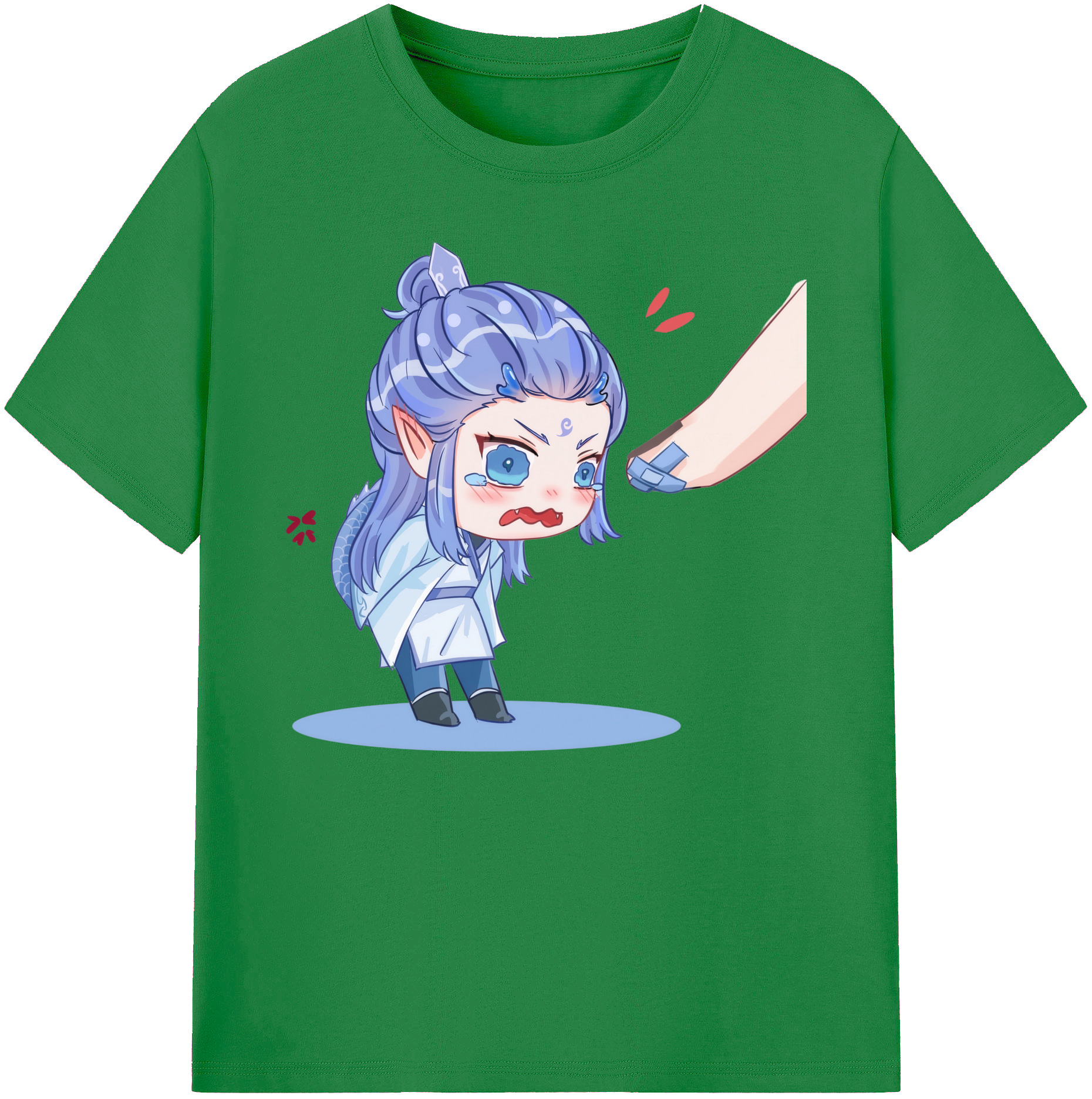 （画像用） Ne Zha 2 ナタ 魔童の大暴れ 綿100％ メンズ半袖Tシャツ｜肌触りやわらか＆通気性