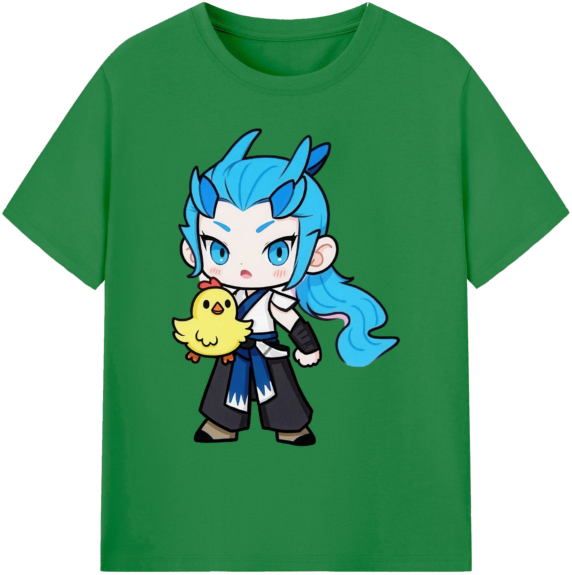 （画像用） Ne Zha 2 ナタ 魔童の大暴れ 綿100％ メンズ半袖Tシャツ｜肌触りやわらか＆通気性