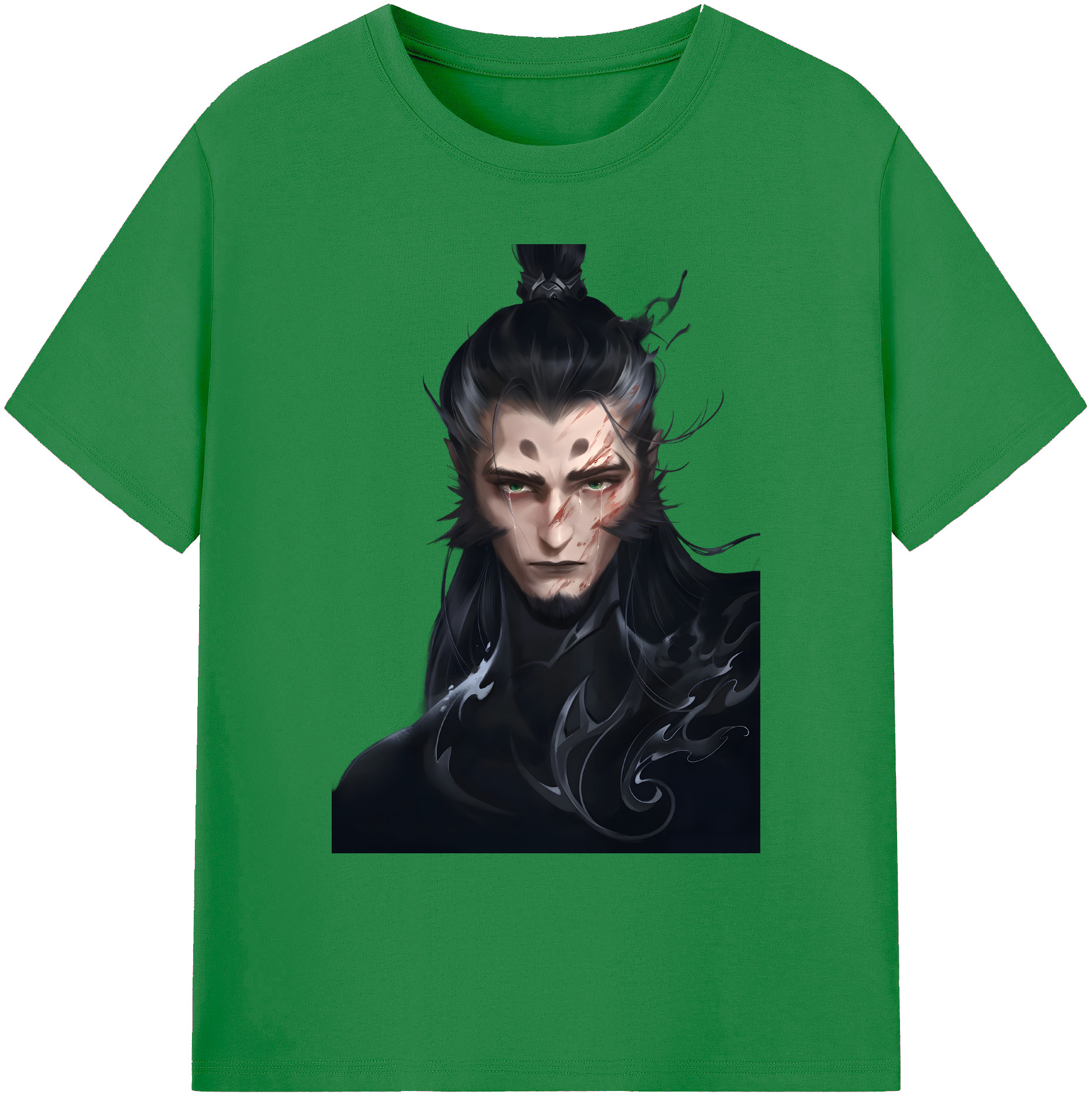 （画像用） Ne Zha 2 ナタ 魔童の大暴れ 綿100％ メンズ半袖Tシャツ｜肌触りやわらか＆通気性