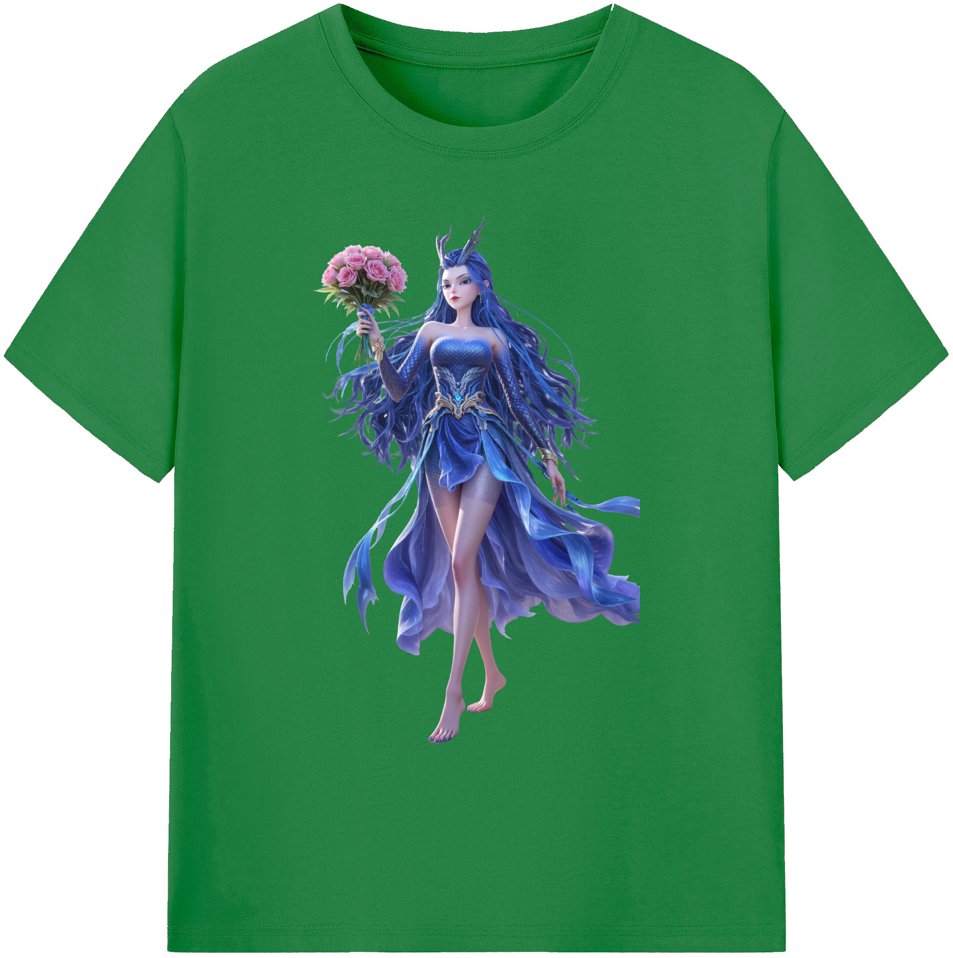 （画像用） Ne Zha 2 ナタ 魔童の大暴れ 綿100％ メンズ半袖Tシャツ｜肌触りやわらか＆通気性